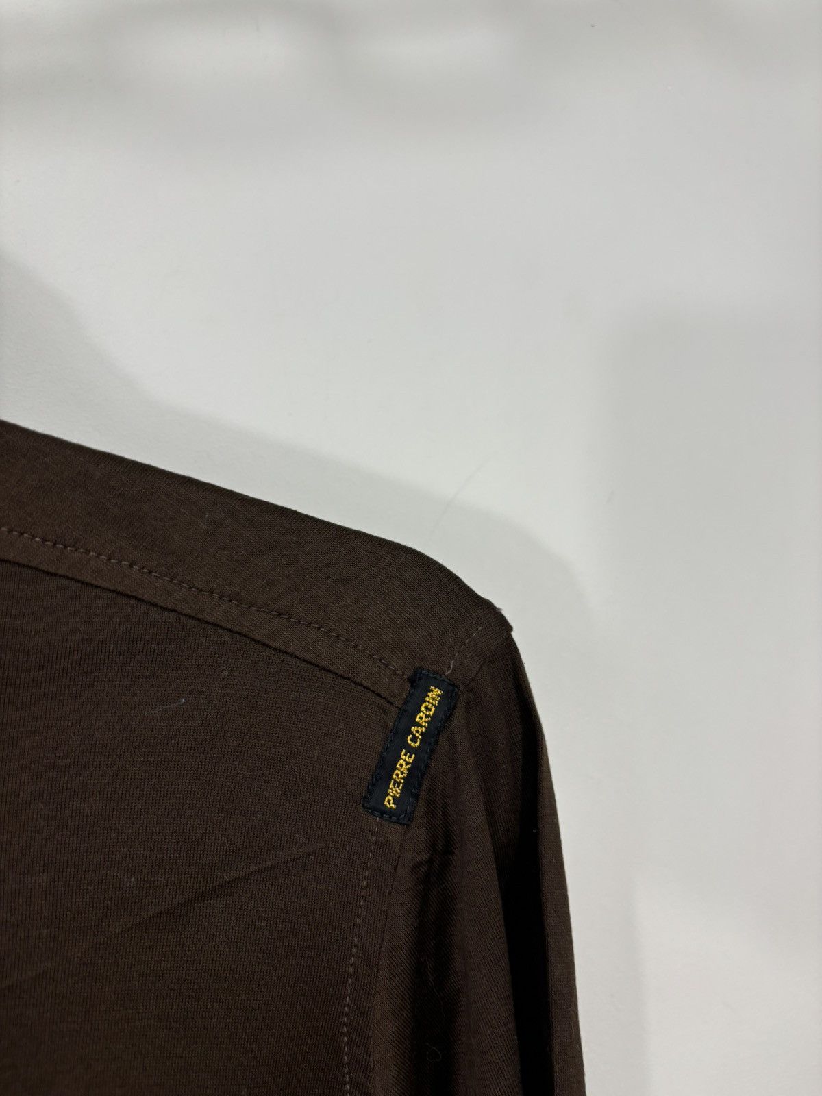 Pierre Cardin Vintage Pierre Cardin 90s Tricot Sport Brown Luxury Shirt Size US M / EU 48-50 / 2 - 4 Thumbnail