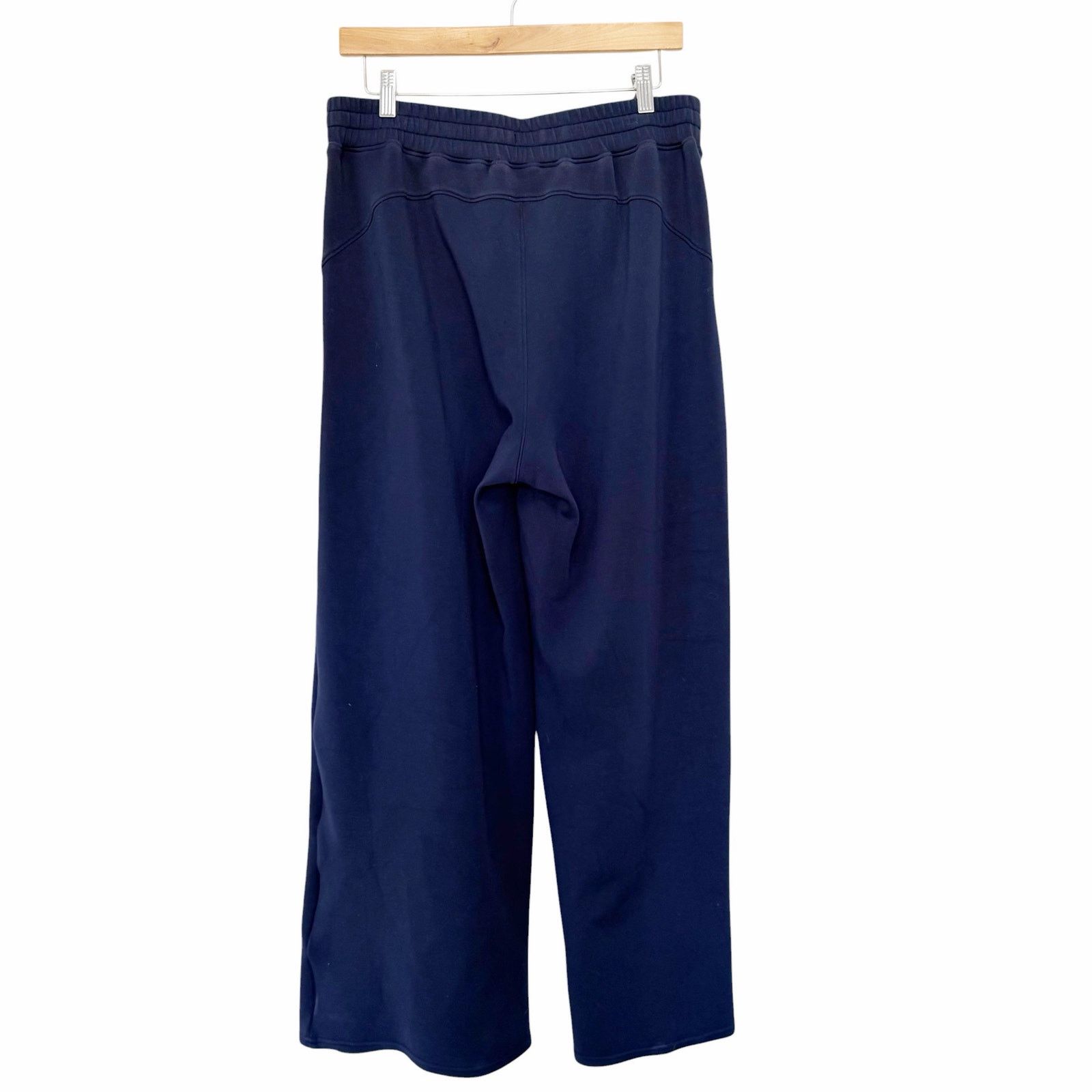 Spanx Spanx Navy Blue Air Essentials Wide Leg Sweatpants Sz XL Size 30" / US 8 / IT 44 - 5 Thumbnail