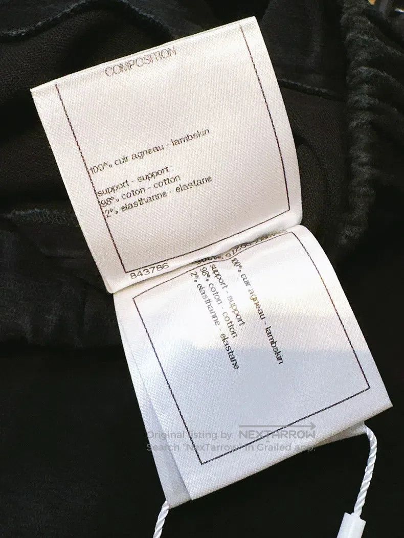 Chanel Chanel Black sheepskin suede pant Size 24" / US 00 / IT 34 - 6 Thumbnail