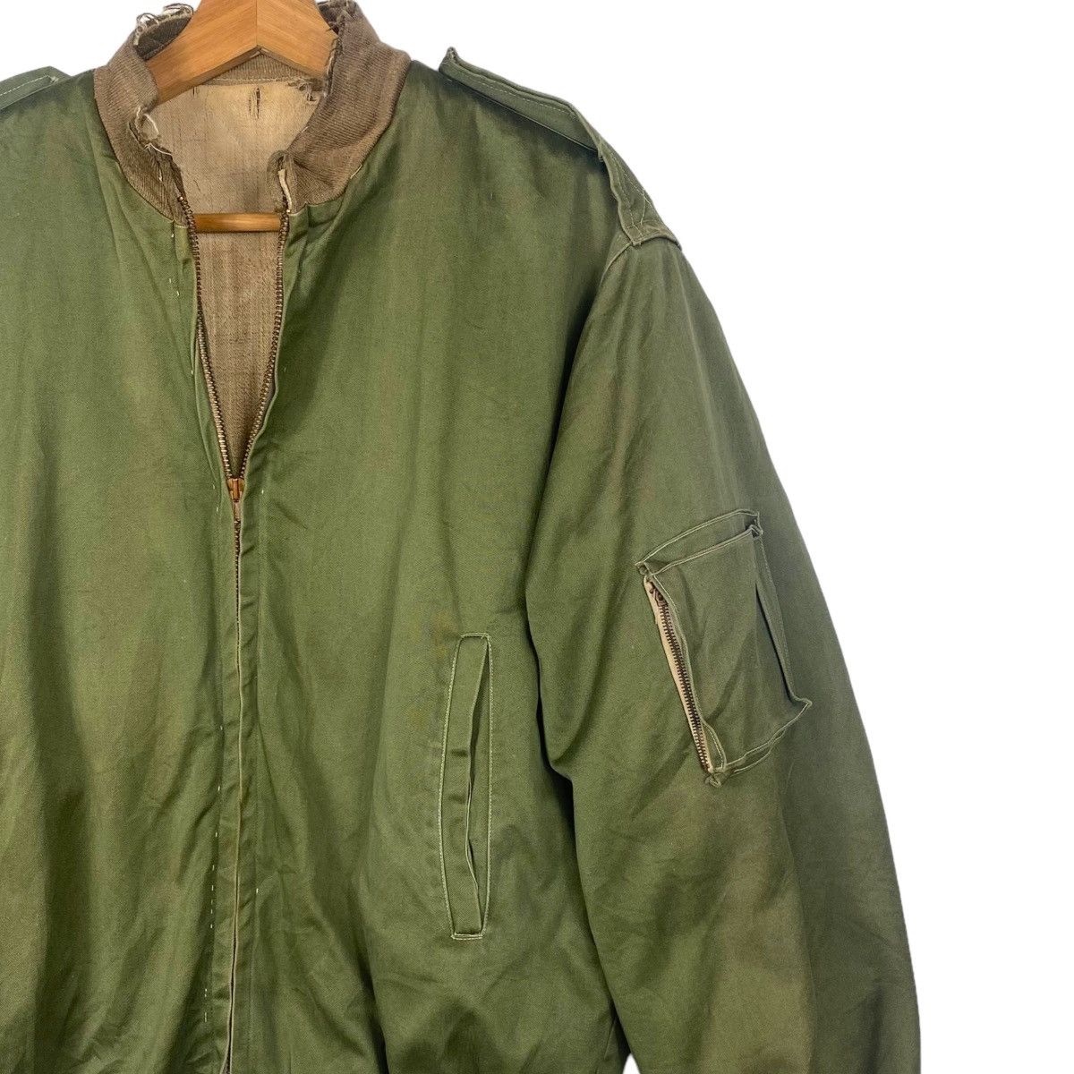 Vintage 💥40s WW2 US ARMY TANKER RARE JACKET Size US M / EU 48-50 / 2 - 4 Thumbnail