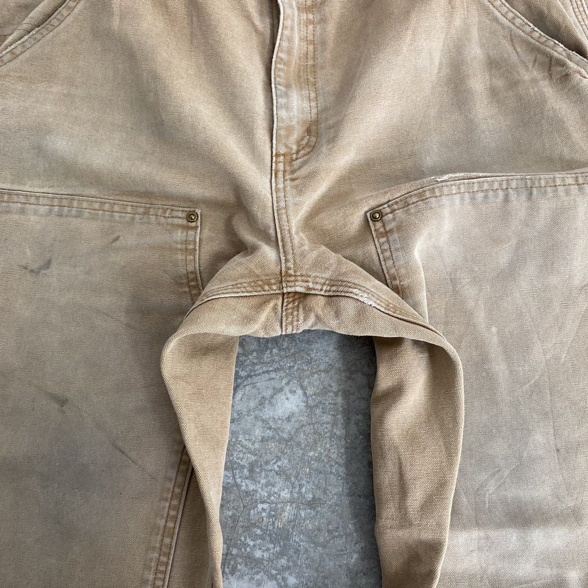 Carhartt VTG Carhartt Double Knee Faded Distressed Carpenter Pants Size US 37 - 15 Thumbnail