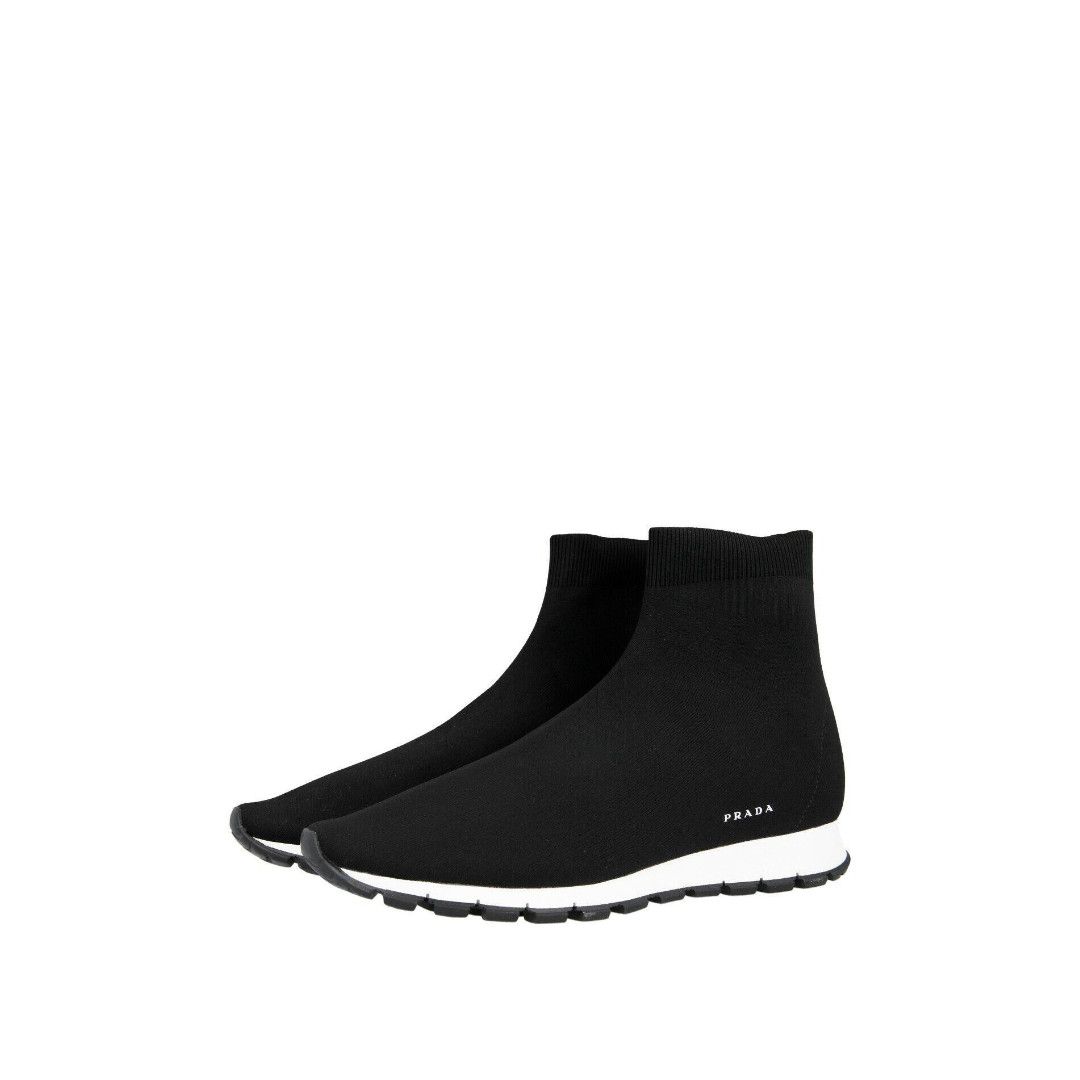 Prada o1mt1gz0225 Hi-Top Sneakers in Black Size US 13 / EU 46 - 1 Thumbnail