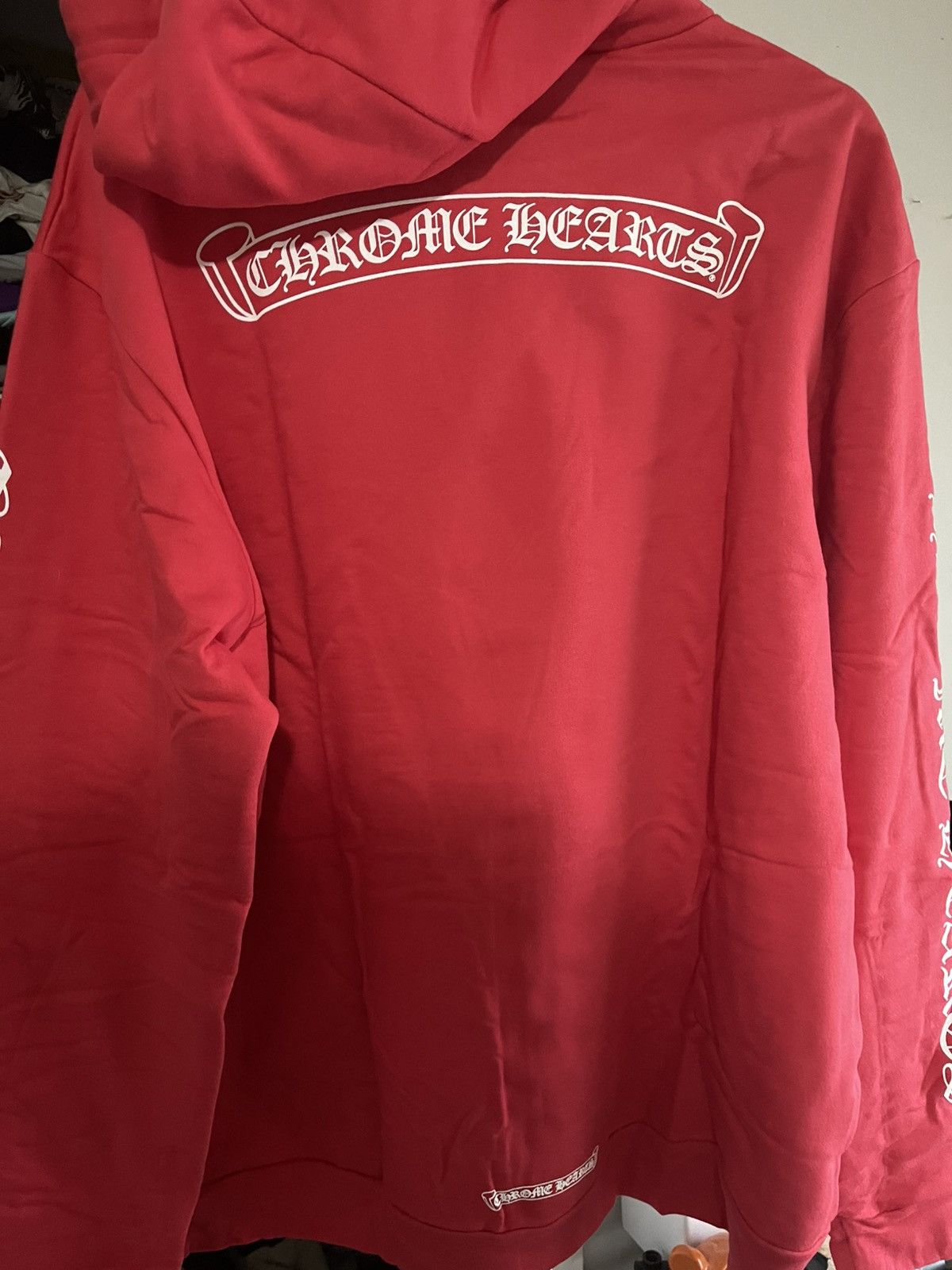 Chrome Hearts NEW CHROME HEARTS HOODIE (RED Size US XL / EU 56 / 4 - 2 Thumbnail
