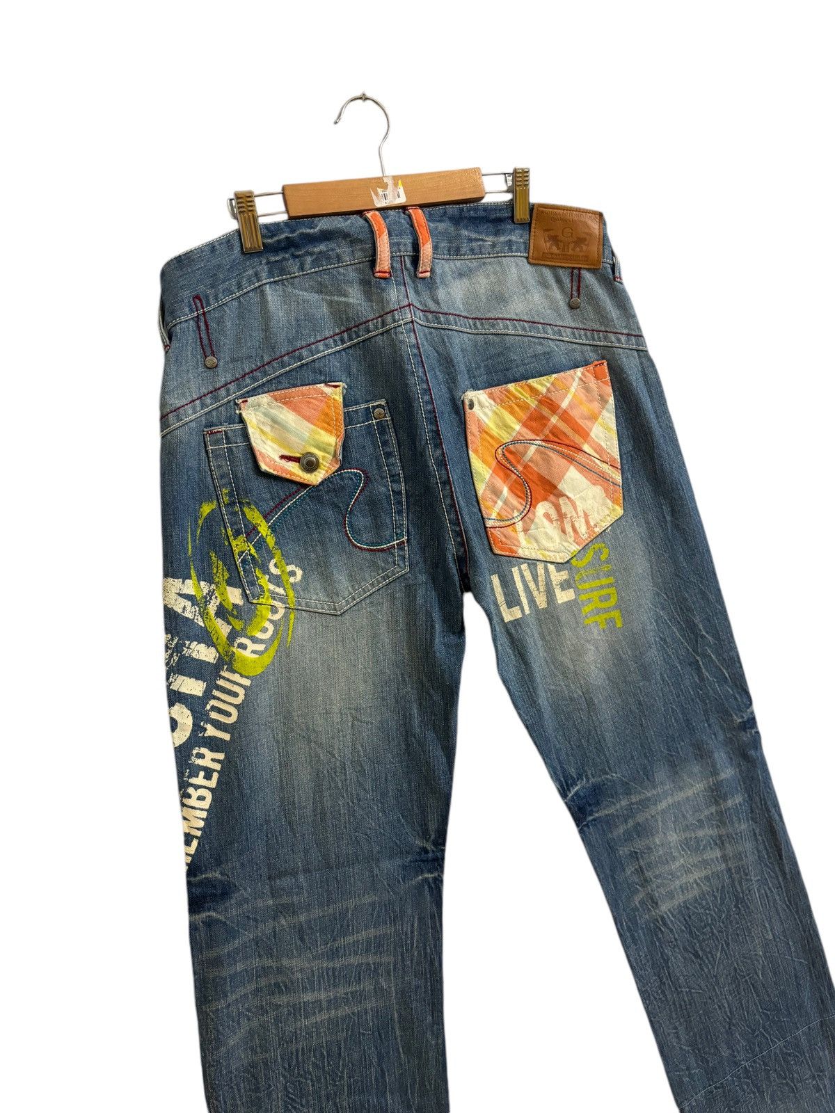 Vintage VINTAGE GOTCHA JEANS SIZE 35 Size US 35 - 1 Thumbnail