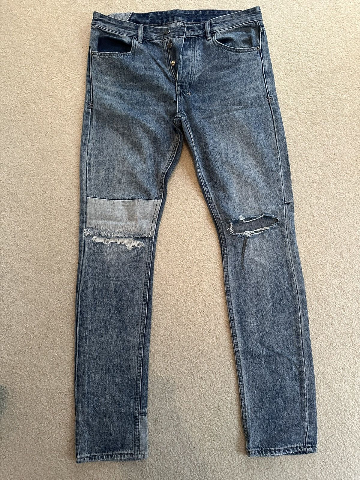 Ksubi Ksubi Chitch Retrograde Trashed Jeans Size US 32 / EU 48 - 1 Thumbnail