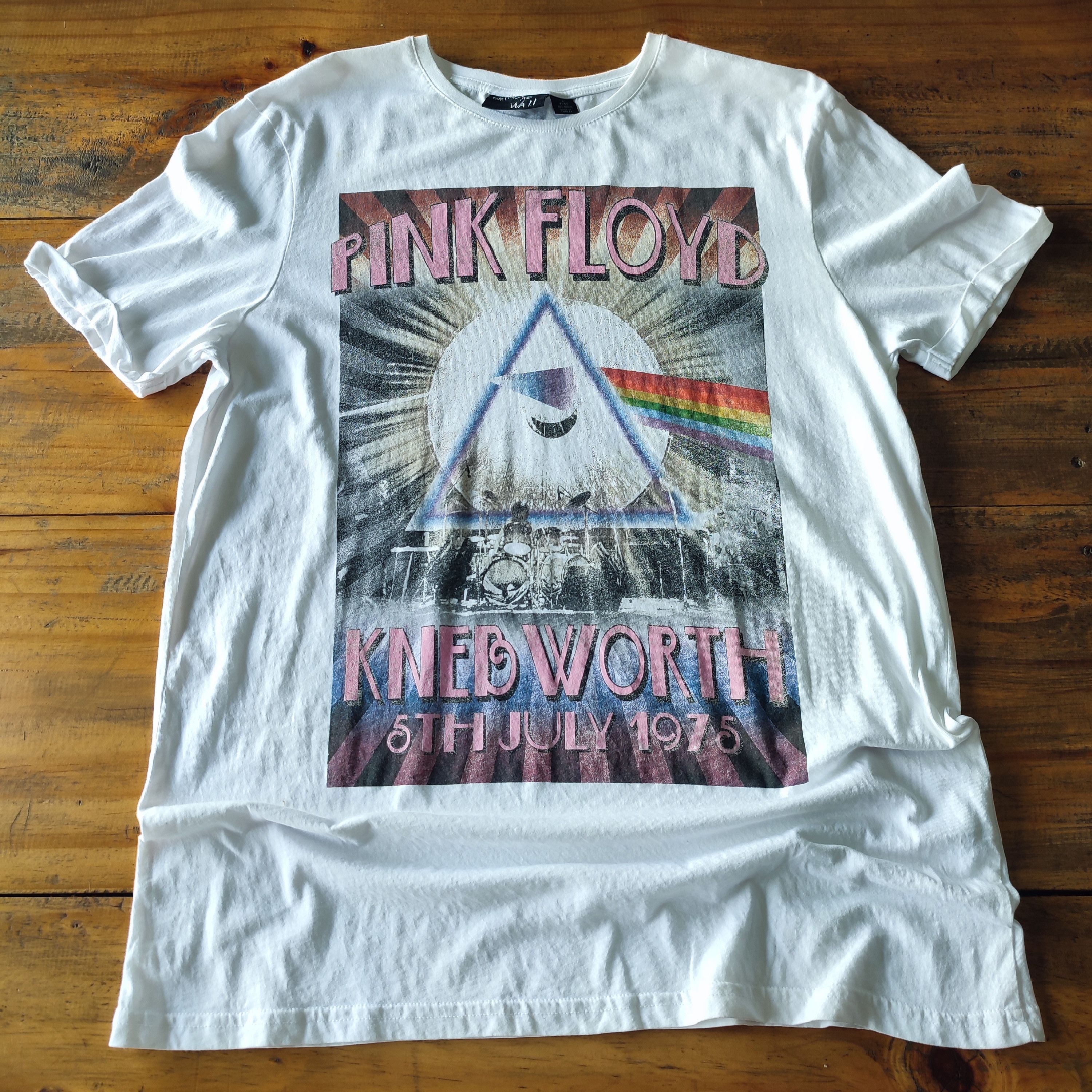 Band Tees × Pink Floyd × Vintage PINKFLOYD Size L / US 10 / IT 46 - 2 Thumbnail