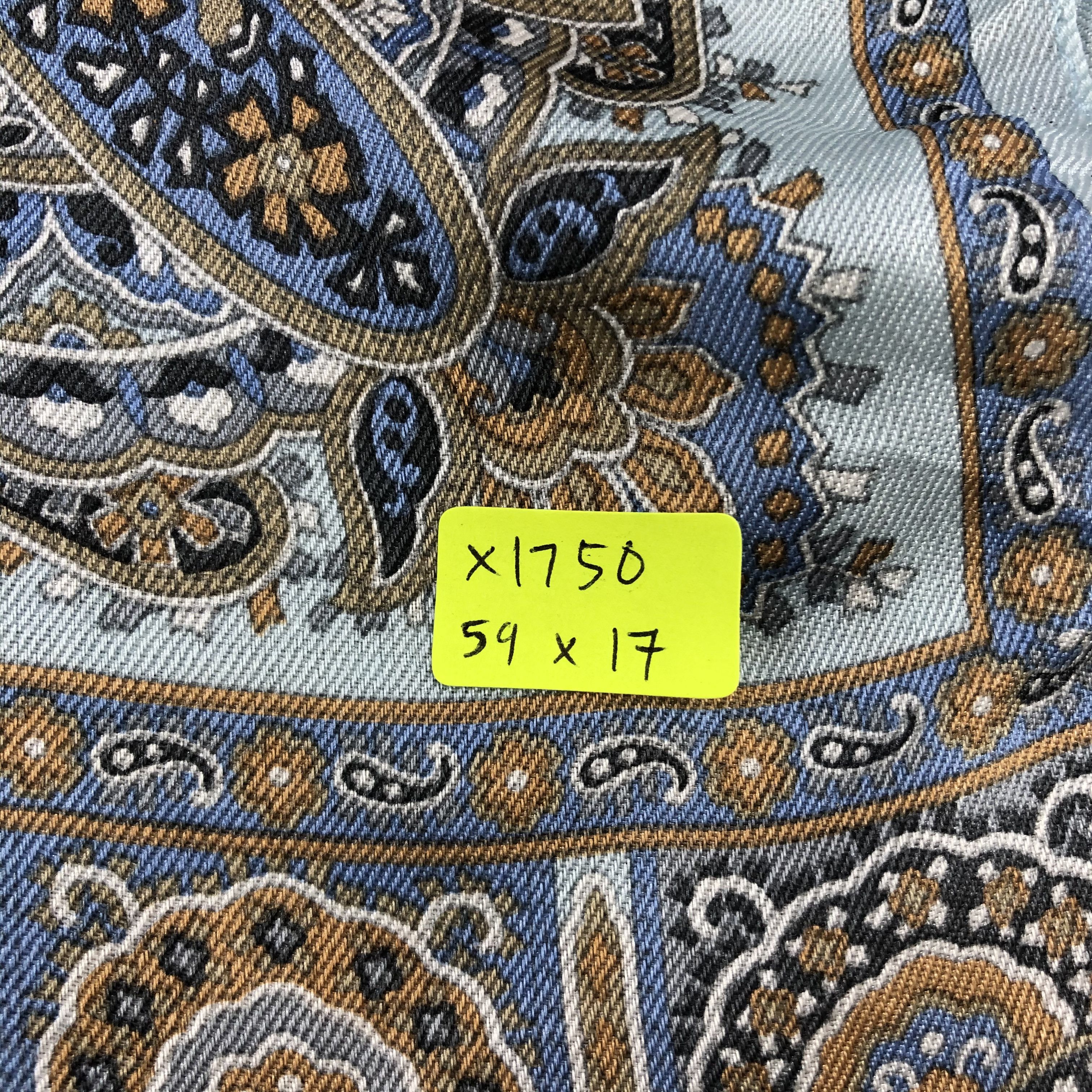 Vintage Vintage Silk Scarf Size 26 - 7 Thumbnail