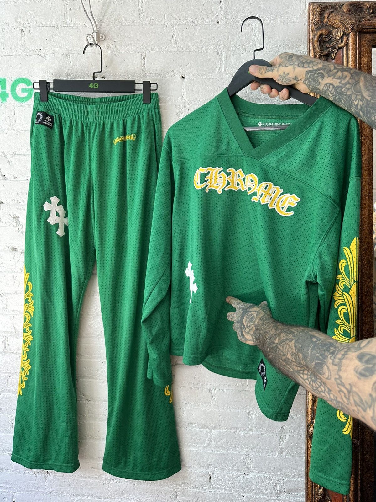 Chrome Hearts CHROME HEARTS SAMPLE PATCH TRACK SUIT Size US XL / EU 56 / 4 - 2 Thumbnail