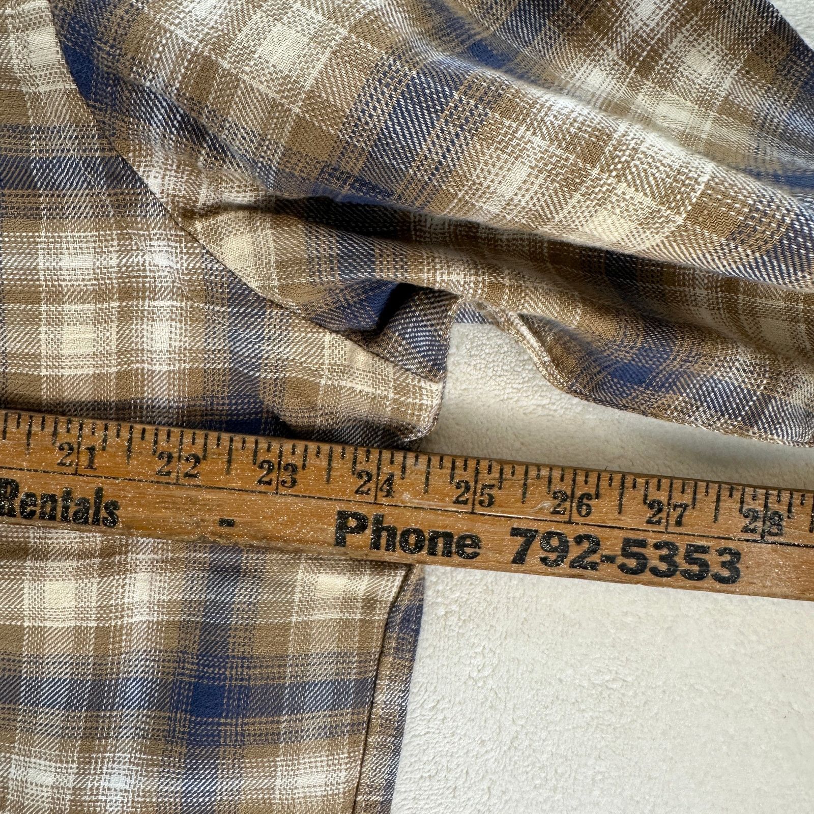 Levi's LEVI'S MEN'S LARGE JACKSON WORKER OVERSHIRT PLAID Size US L / EU 52-54 / 3 - 5 Thumbnail