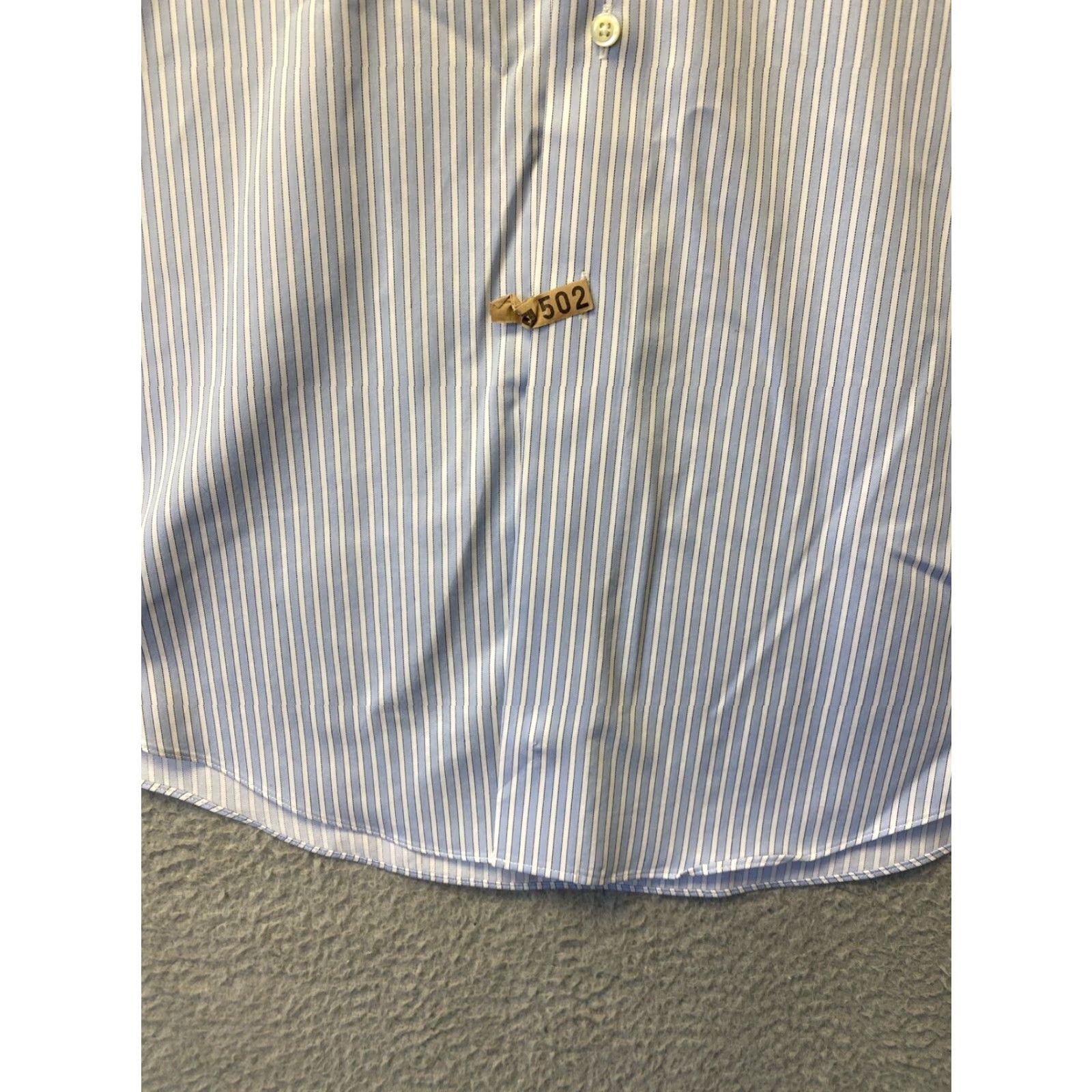 Brooks Brothers VINTAGE Brooks Brothers Dress Shirt Mens 16.5 Blue Long Sleeve Button Up Business Casual Formal Wedding 90s Mens Size US L / EU 52-54 / 3 - 2 Thumbnail