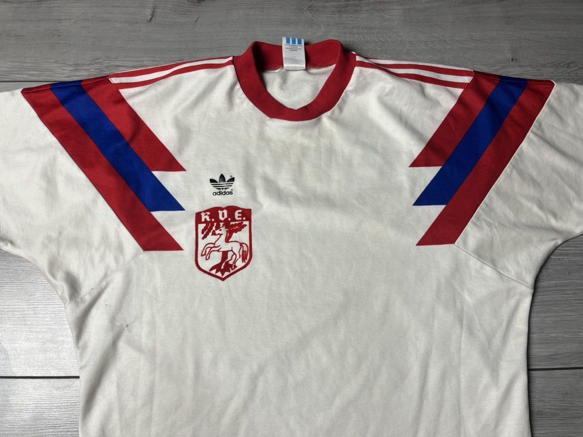 Adidas Vintage Adidas Tshirt 80s Trefoil R.V.EMSCHER Size US M / EU 48-50 / 2 - 3 Thumbnail