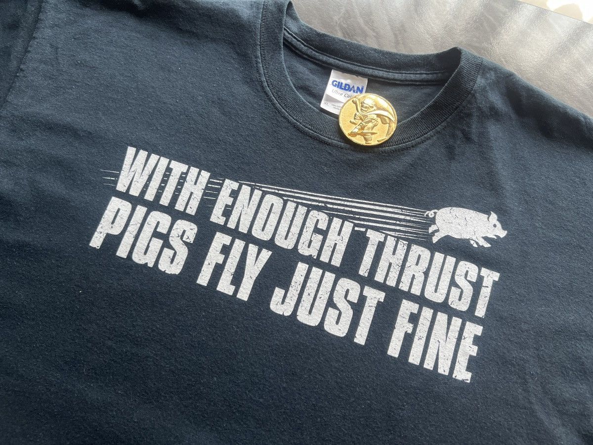 Other × Vintage When Enough Thrust Pigs Fly Just Fine ! Size US XL / EU 56 / 4 - 4 Thumbnail