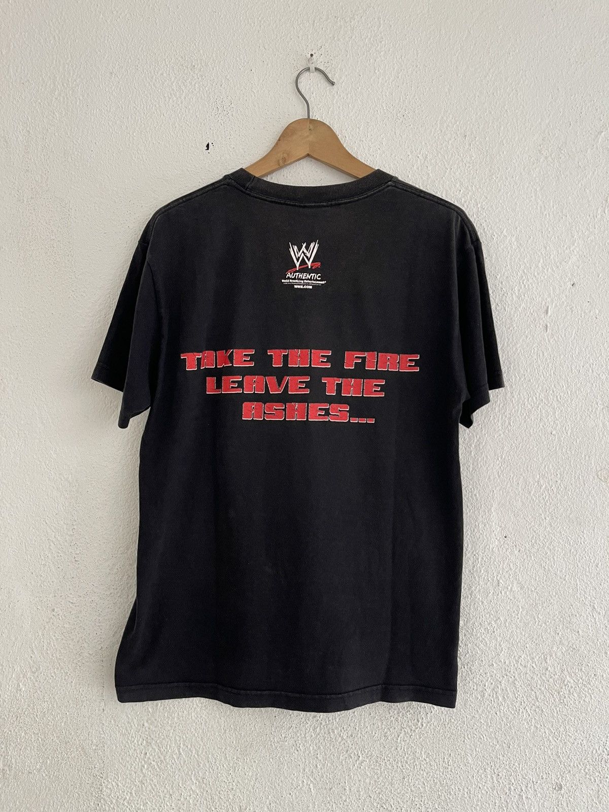 Vintage × WWE Vintage 00s WWF Kane T-Shirt Take The Fire Leave The Ashes Size US M / EU 48-50 / 2 - 2 Thumbnail