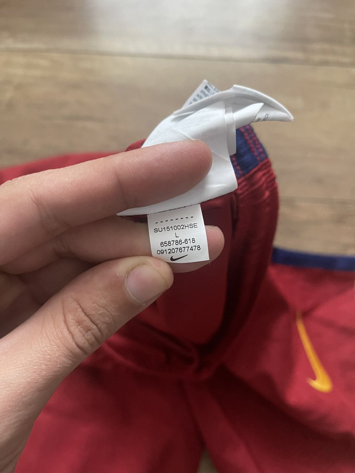 Nike Nike FC Barcelona Shorts Soccer Size US 34 / EU 50 - 8 Thumbnail