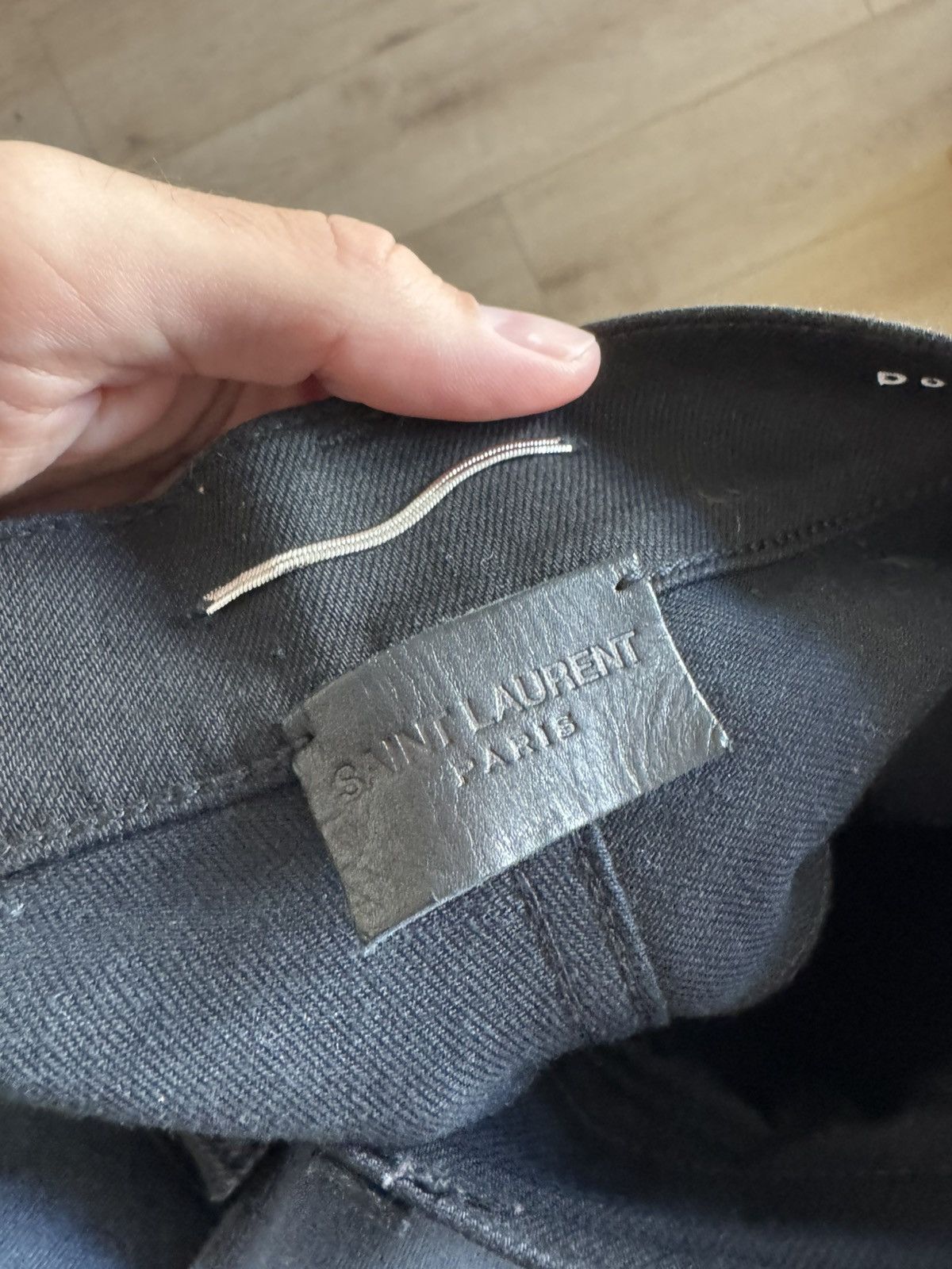 Saint Laurent Paris Waxed Nightrider D02 Denim Size US 32 / EU 48 - 4 Thumbnail