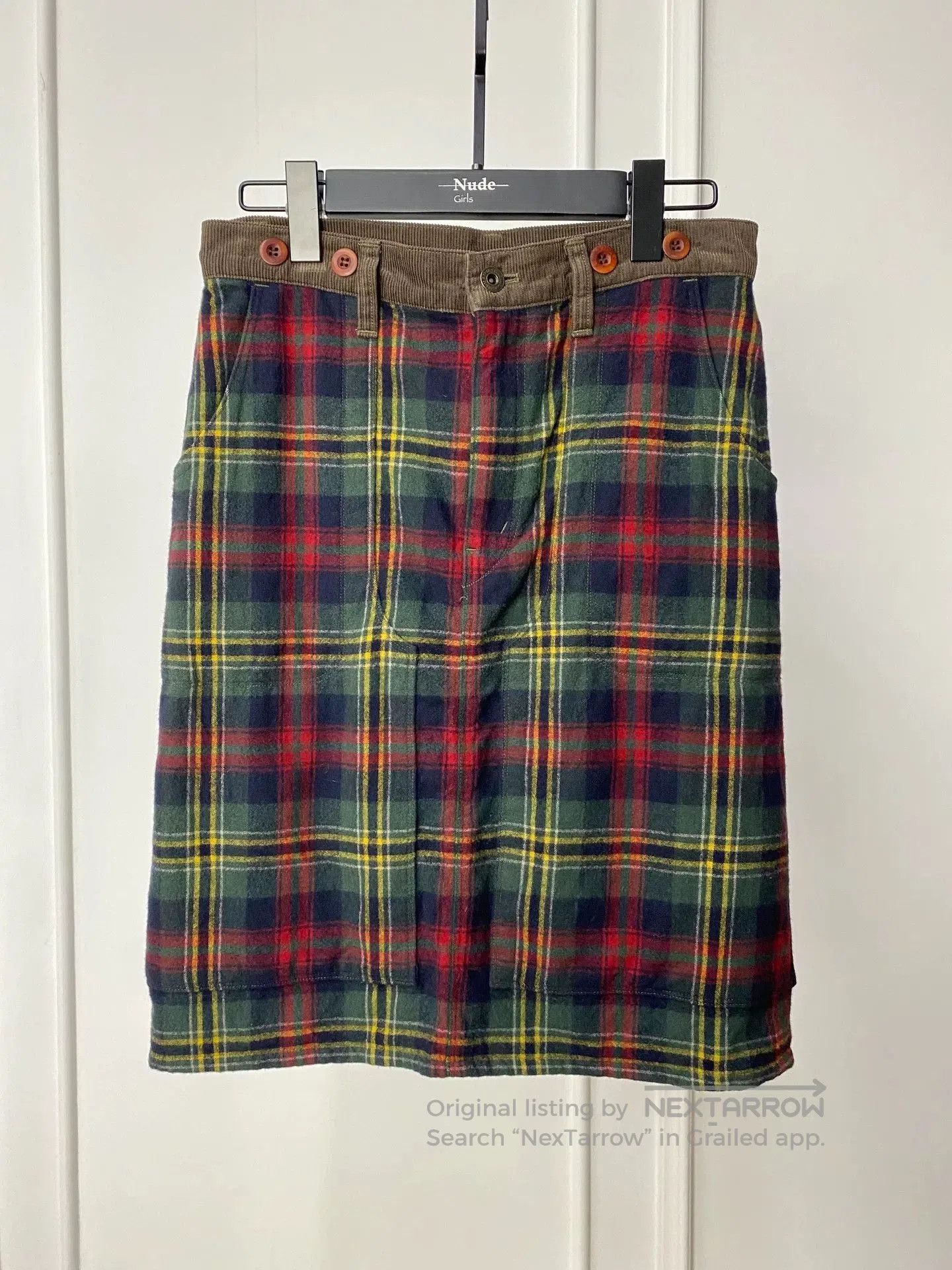 Junya Watanabe Junya Watanabe Plaid Skirt. Size 30" / US 8 / IT 44 - 1 Thumbnail
