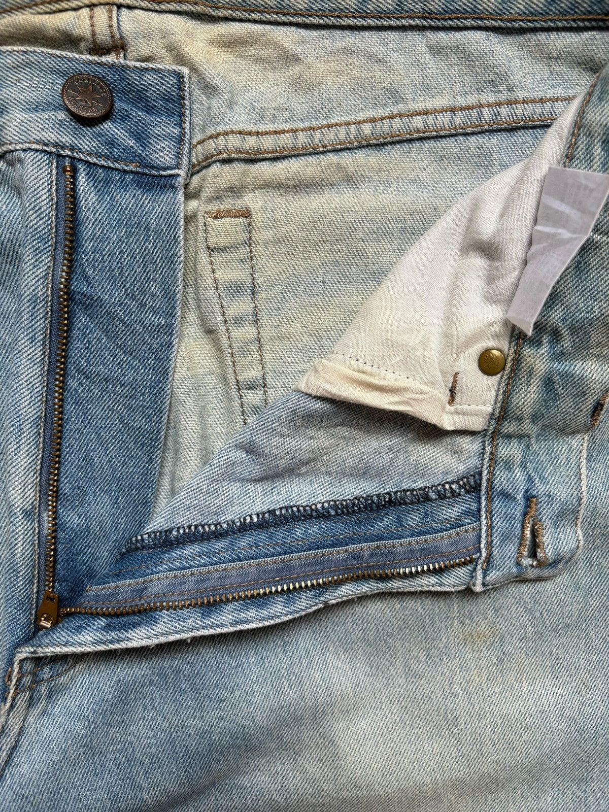Converse × Japanese Brand Vintage Converse Rusty Mud Wash Loose Baggy Jeans Size US 32 / EU 48 - 9 Thumbnail