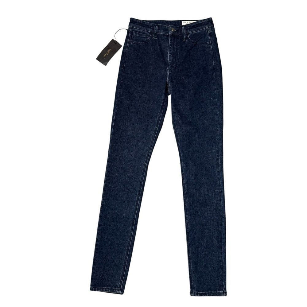 Rag & Bone NWT New $228 Rag & Bone Tina High Waist Skinny Jeans In Dar Size 24" / US 00 / IT 34 - 2 Thumbnail