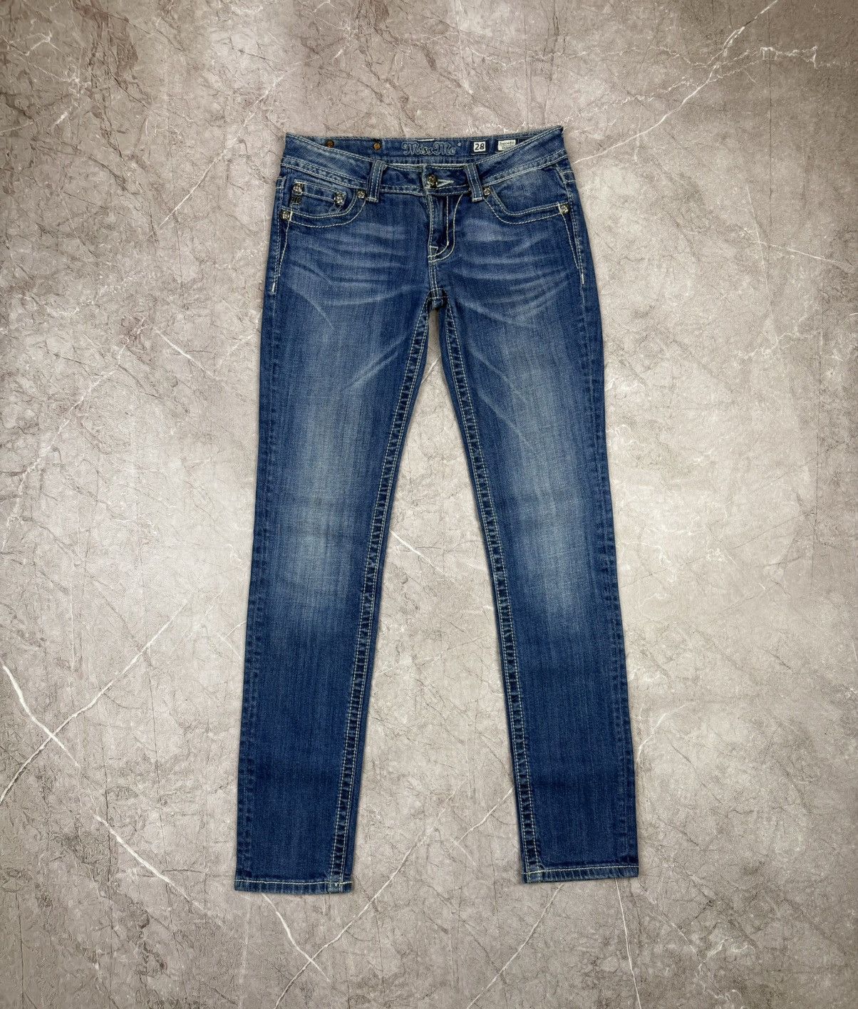 Miss Me Miss Me Skinny Jeans Y2k Japanese Size 28 Size 28" / US 6 / IT 42 - 3 Thumbnail