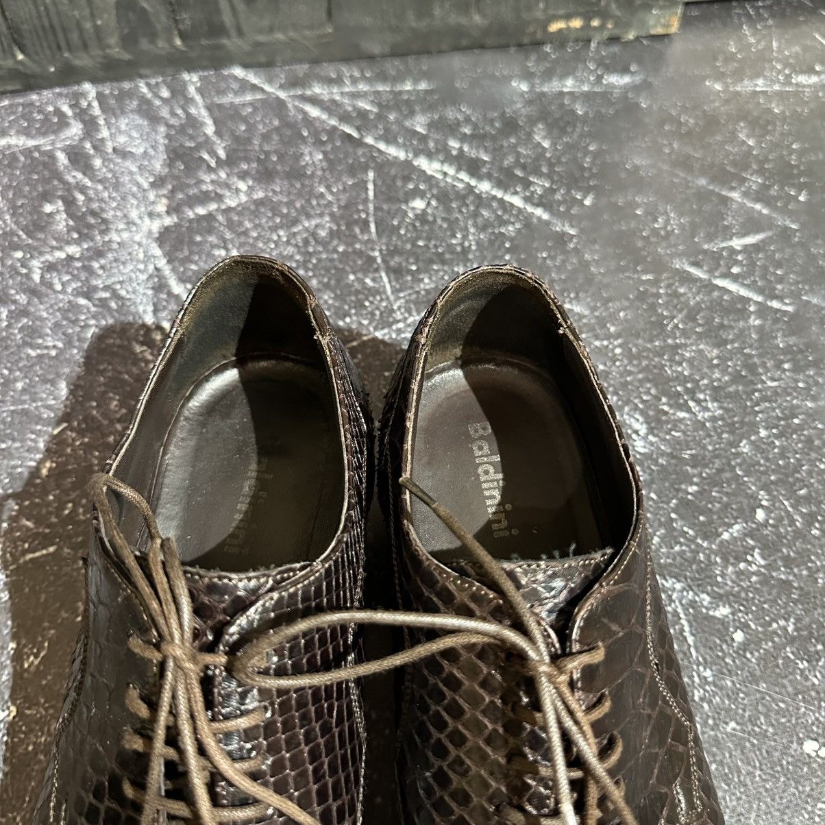Baldinini BALDININI 🇮🇹- Men’s Brown Oxford Python Leather Size 40 Size US 7 / EU 40 - 18 Thumbnail