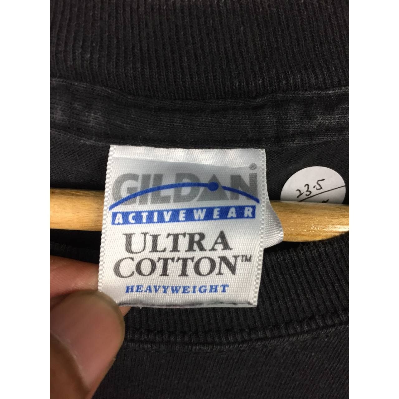Gildan × Vintage Vtg Y2K Gildan Heavyweight Ultra Cotton Plain Pocket Tee Size US XL / EU 56 / 4 - 8 Thumbnail