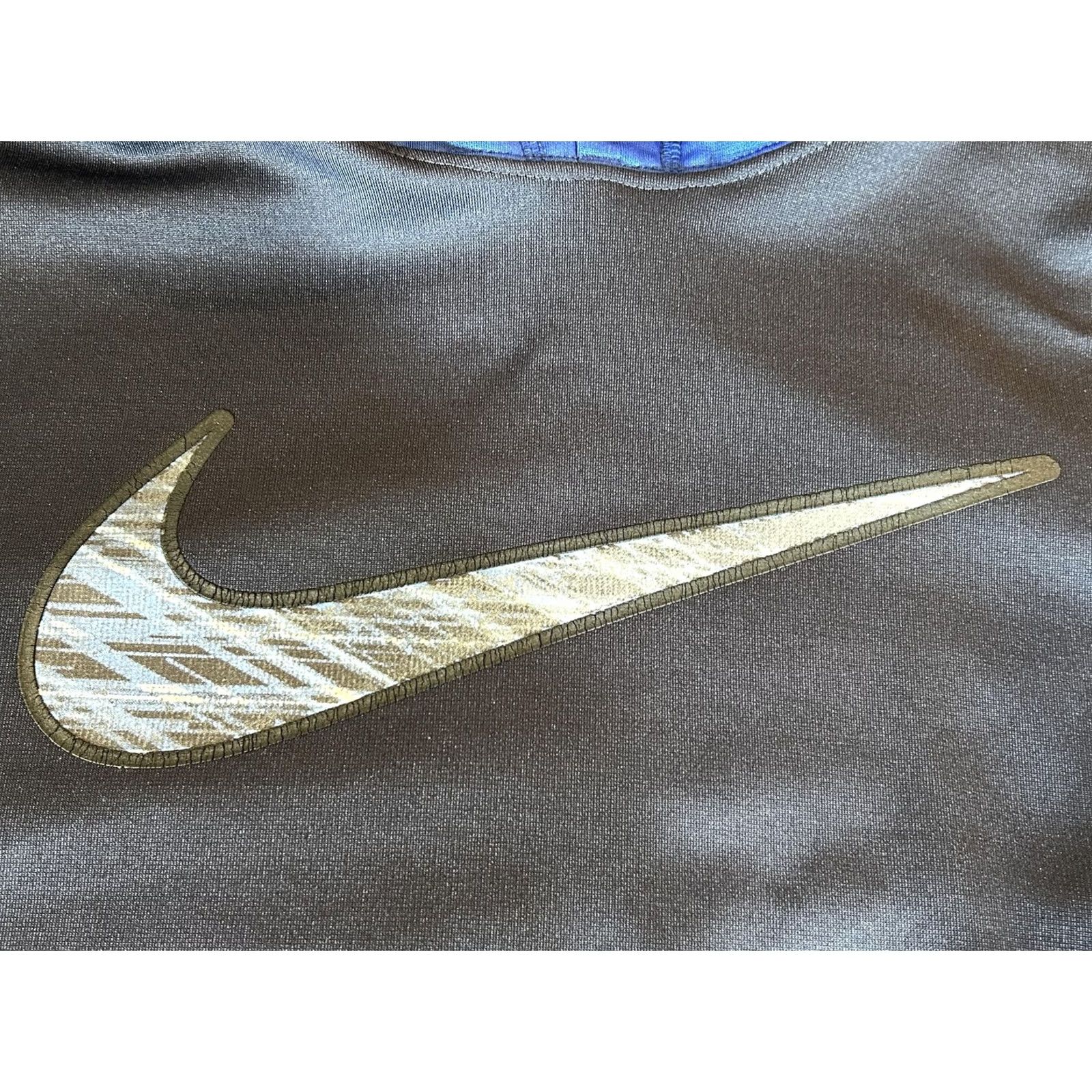 Nike Nike Hoodie Mens Large Blue Therma-FIT Pullover Fleece Sweatshirt Swoosh Logo Size US L / EU 52-54 / 3 - 4 Thumbnail