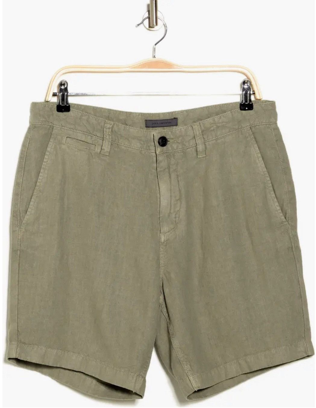 John Varvatos Johny Flat Front Linen Blend Shorts 30 Size US 30 / EU 46 - 1 Thumbnail