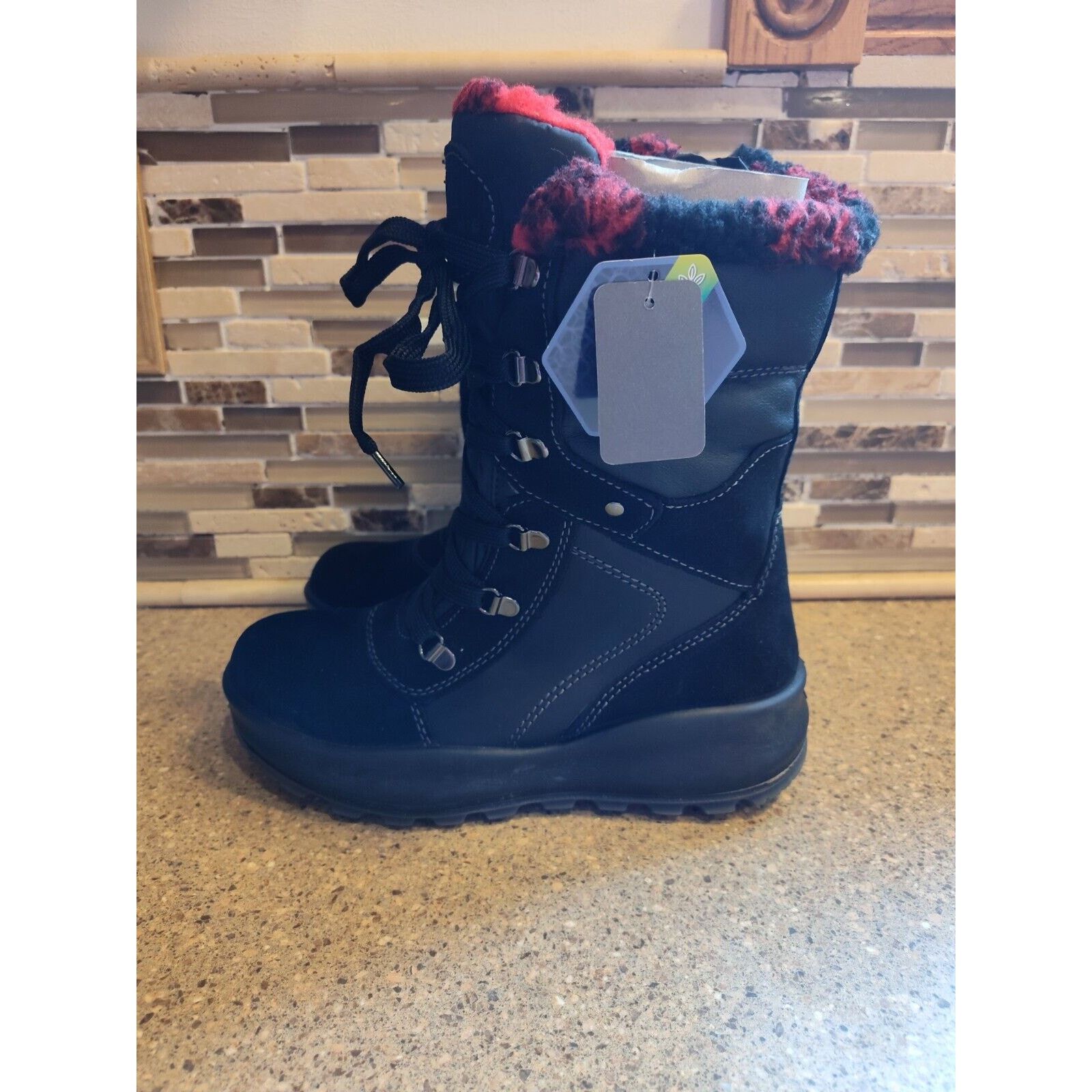 Other Alpine Design Sofia Leather Womens Boots Made Italy 6.5 $185 Size US 6.5 / IT 36.5 - 3 Thumbnail
