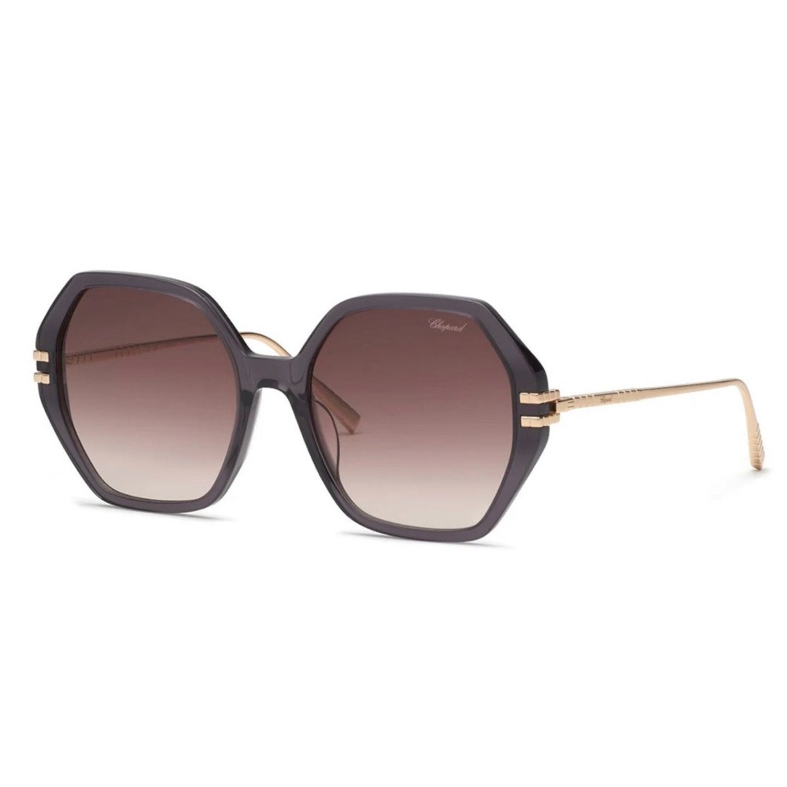Chopard New! Chopard SCH370M 0705 Grey Ice Cube Sunglasses Size ONE SIZE - 1 Thumbnail