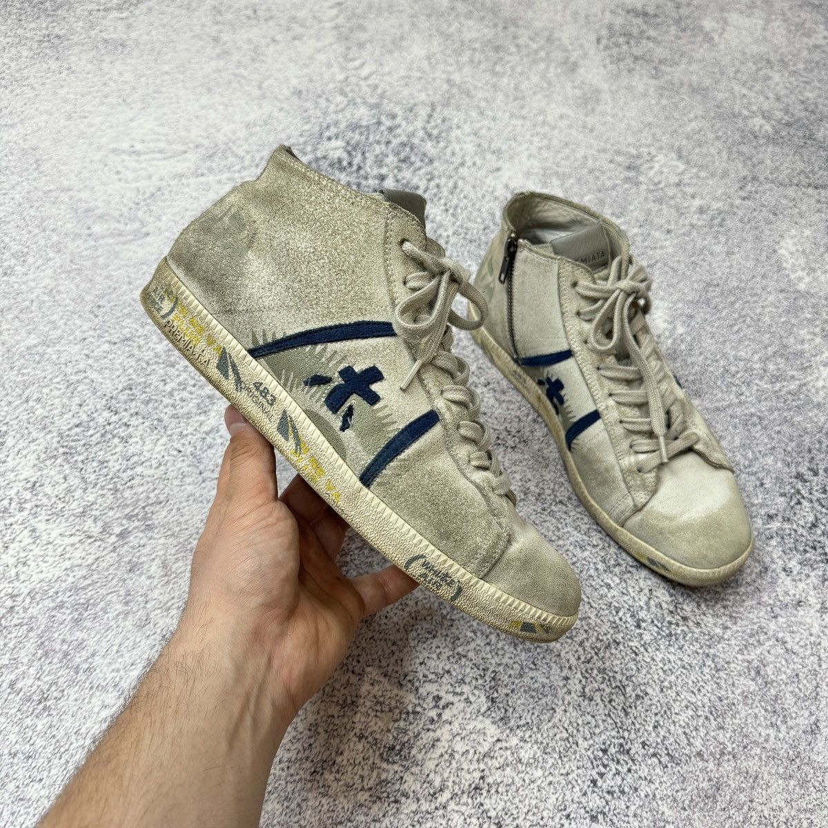 Designer × Premiata Premiata high top sneakers 40 41 26cm Size US 7.5 / EU 40-41 - 3 Thumbnail