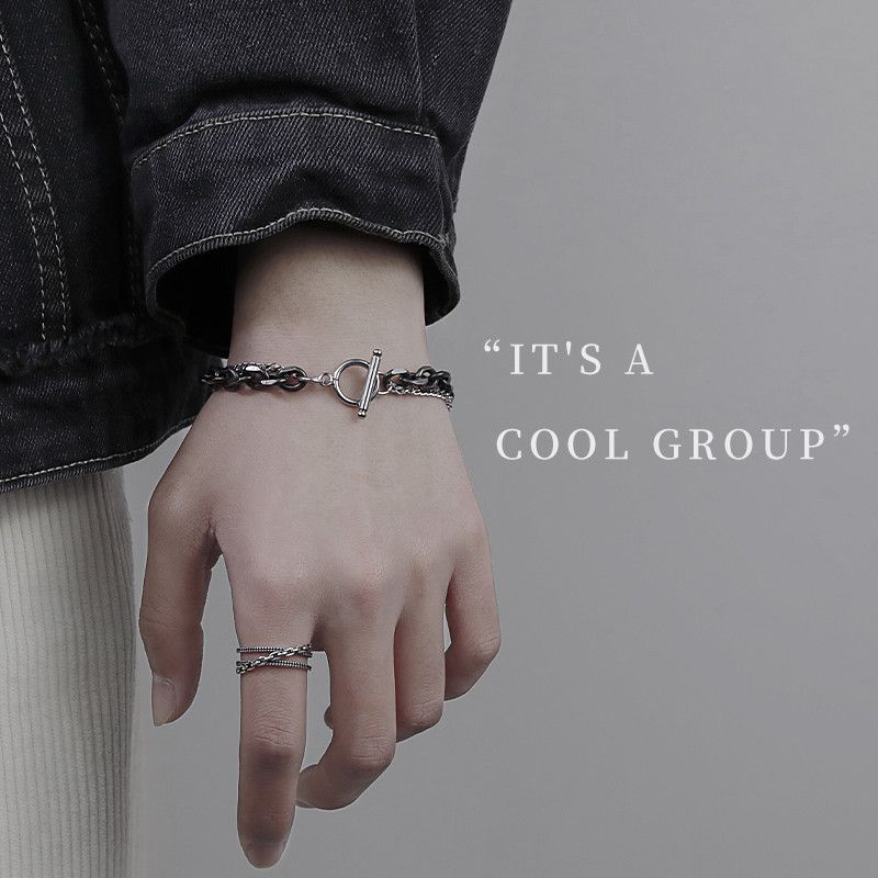 Jewelry New Trend Bracelet Y2K Punk Chain Gotch Bracelets Chains Size ONE SIZE - 3 Thumbnail