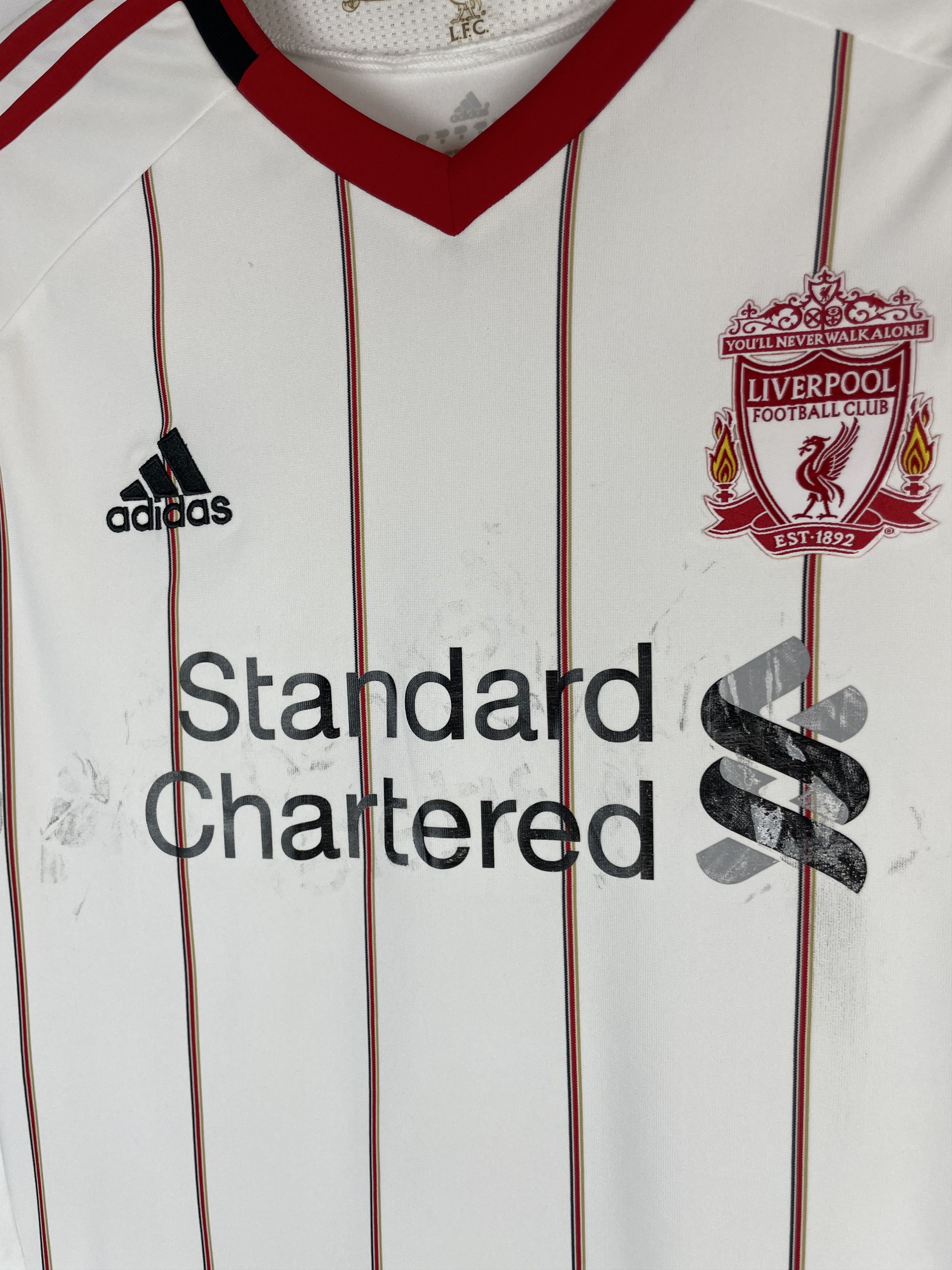 Adidas Adidas Liverpool FC Gerrard #8 Vintage Soccer Jersey Size US M / EU 48-50 / 2 - 4 Thumbnail