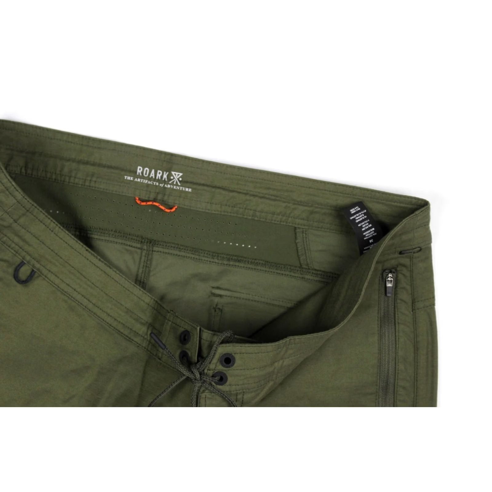 Roark Roark Men's Layover 2.0 Shorts Cargo 8" Inseam Size 38 Green RS288 Zip Pockets Size US 38 / EU 54 - 4 Thumbnail