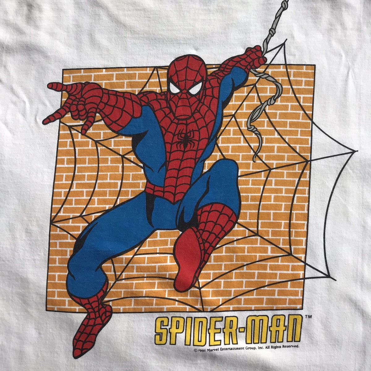 Marvel Comics × Vintage Vintage Spiderman Marvel Comic Shirt 1995 Size US M / EU 48-50 / 2 - 2 Thumbnail