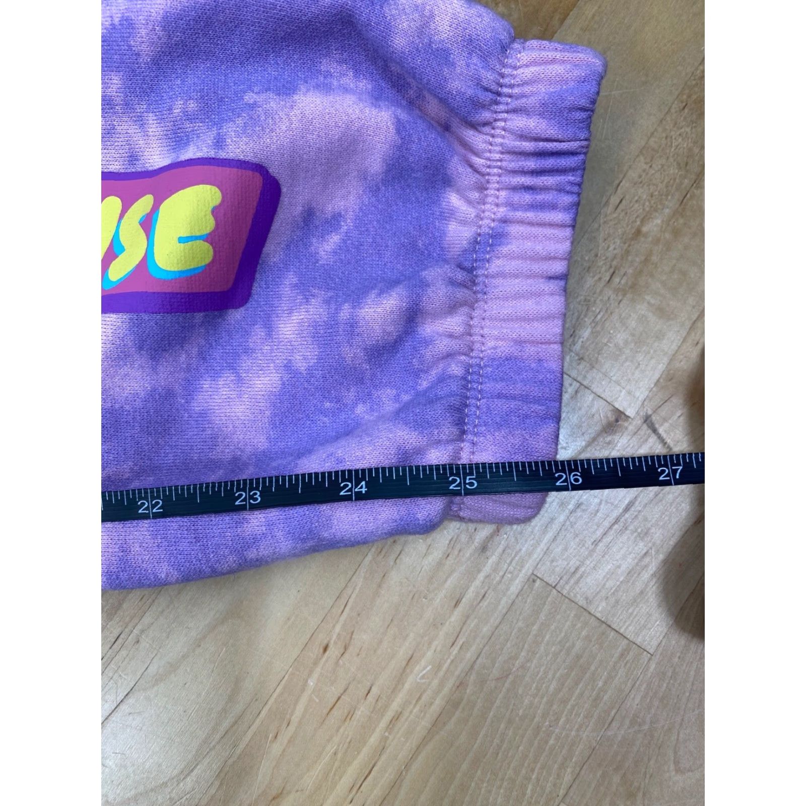 Vintage Hype House Sweatpants Pants Tie Dye Pink Purple Small S Women Activewear Size 28" / US 6 / IT 42 - 5 Thumbnail