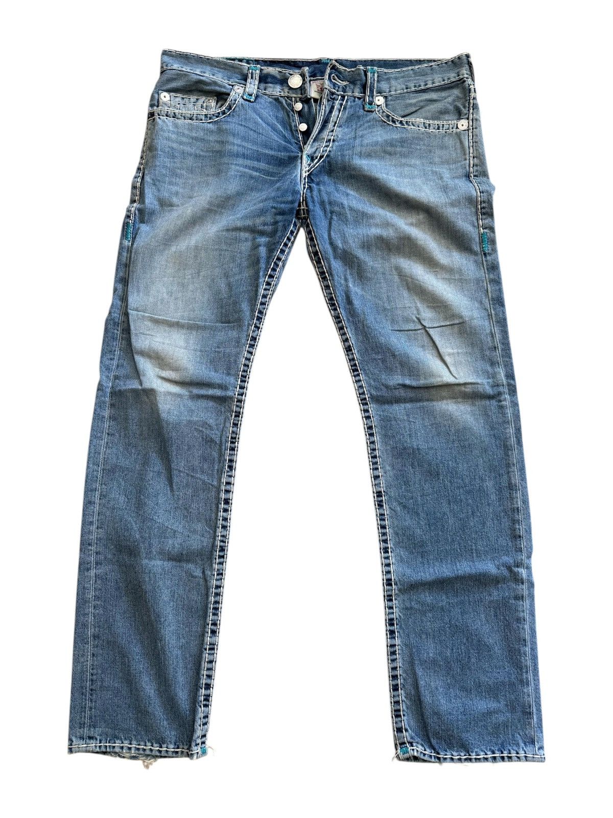 True Religion True Religion Geno Super T Jeans Size US 34 / EU 50 - 3 Thumbnail