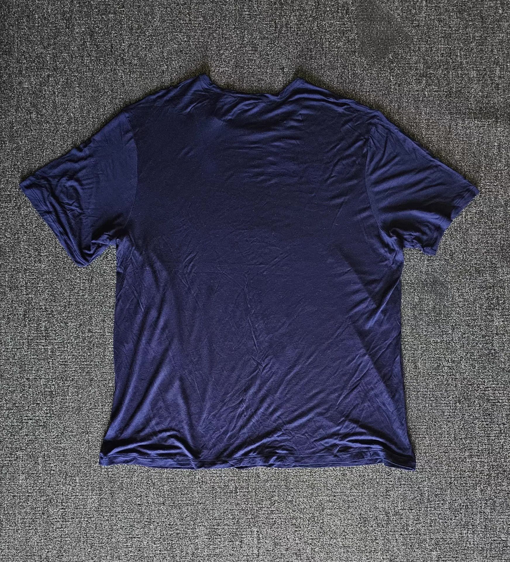 Saint Laurent Paris Saint Laurent SLP navy blue short-sleeve T-shirt, Size US XXL / EU 58 / 5 - 5 Thumbnail