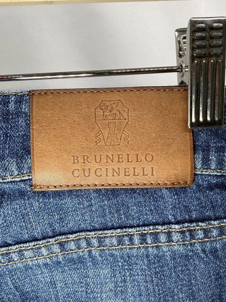 Brunello Cucinelli BRUNELLO CUCINELLI Traditional Fit Button Fly Denim Jeans Size US 36 / EU 52 - 10 Thumbnail