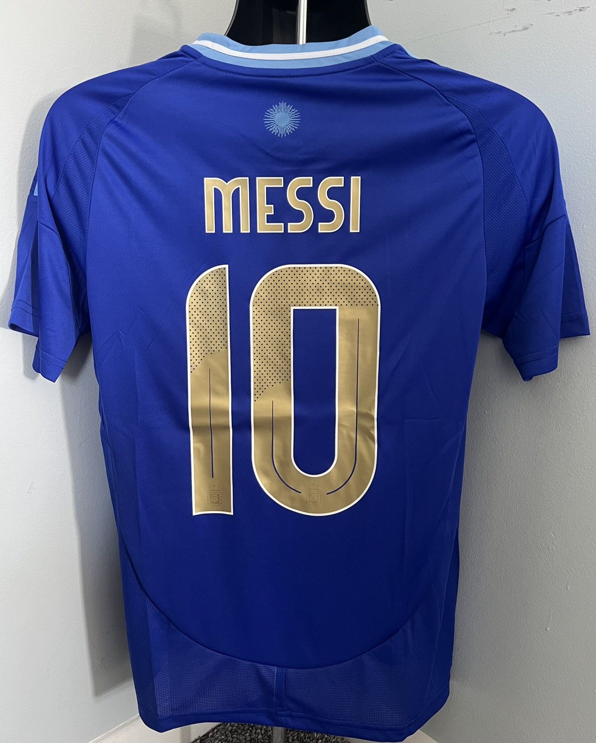 2015/16 ADIDAS ARGENTINA #10 MESSI HOME SOCCER JERSEY SIZE SMALL hotsell AC0326