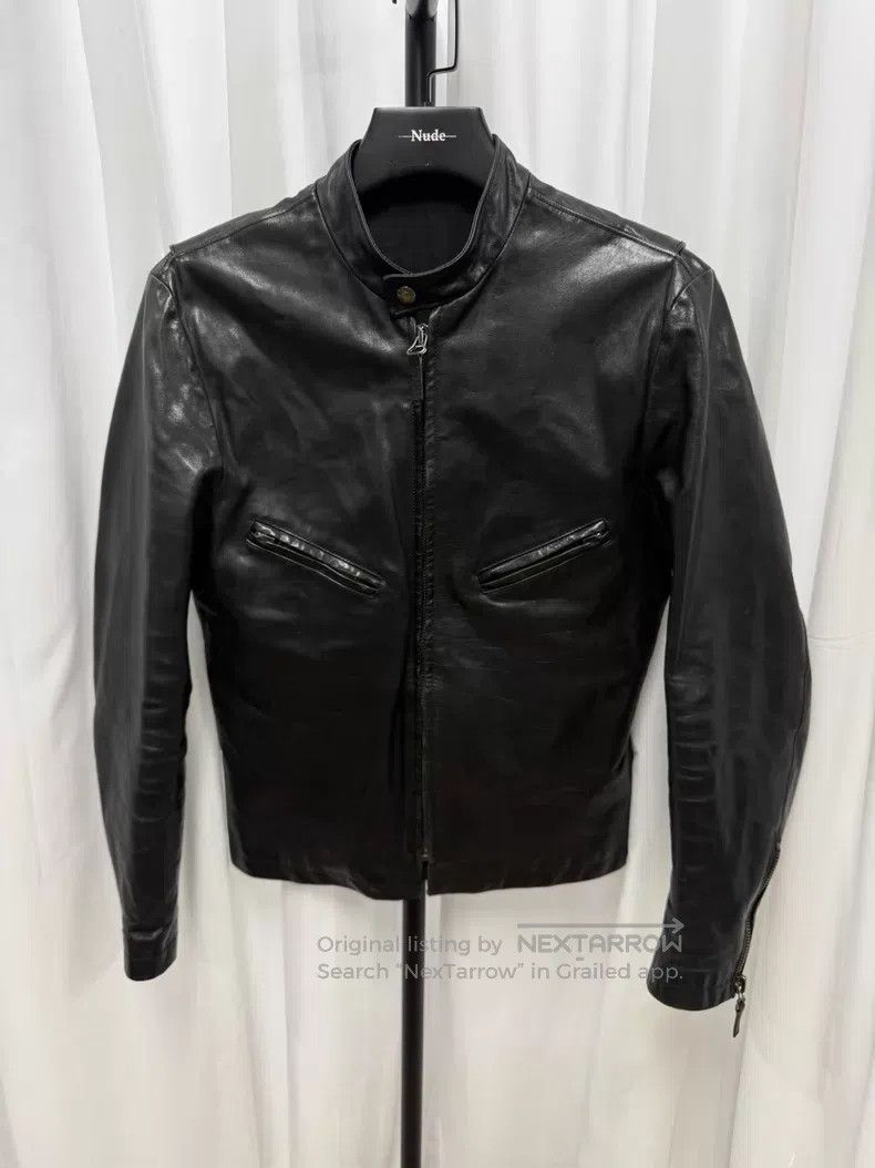 Helmut Lang HELMUT LANG Reverse八字 Zipper Biker Jacket Size US S / EU 44-46 / 1 - 1 Thumbnail