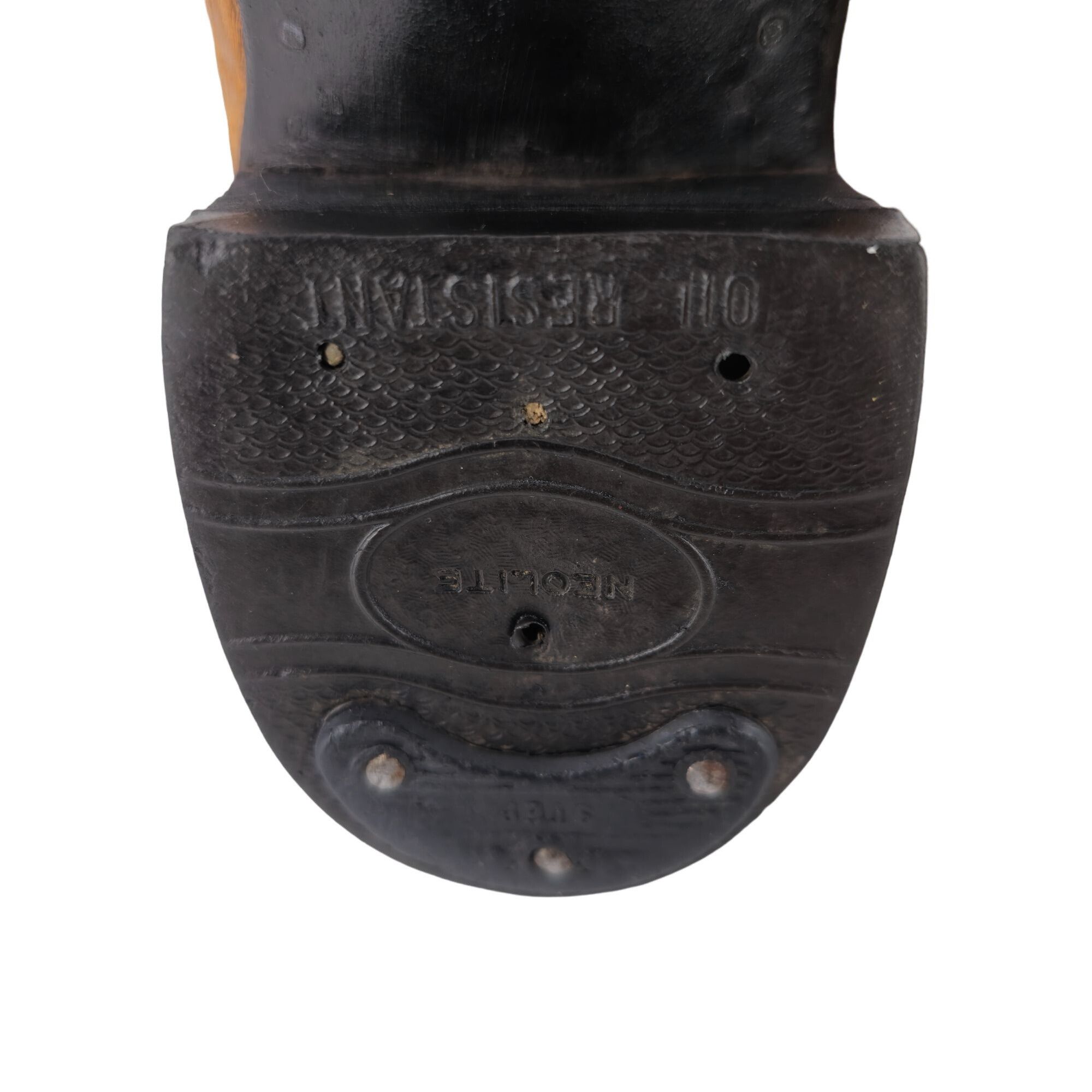 Other Vintage Exotic Hide Mens 6.5D Orange - Brown Leather Boots Size US 6.5 / EU 39-40 - 13 Thumbnail