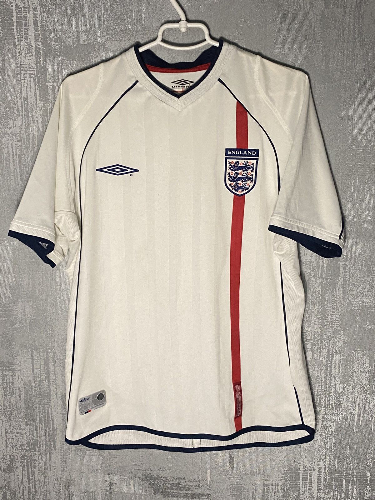 Umbro Vintage England Umbro Soccer Jersey 2001/03 Home Football Size US M / EU 48-50 / 2 - 1 Thumbnail
