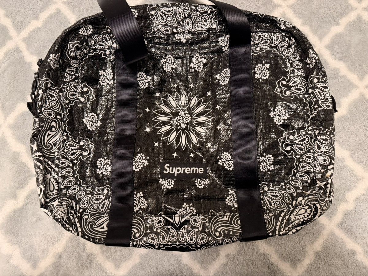 Supreme Supreme bandana tarp duffle small Size ONE SIZE - 1 Thumbnail