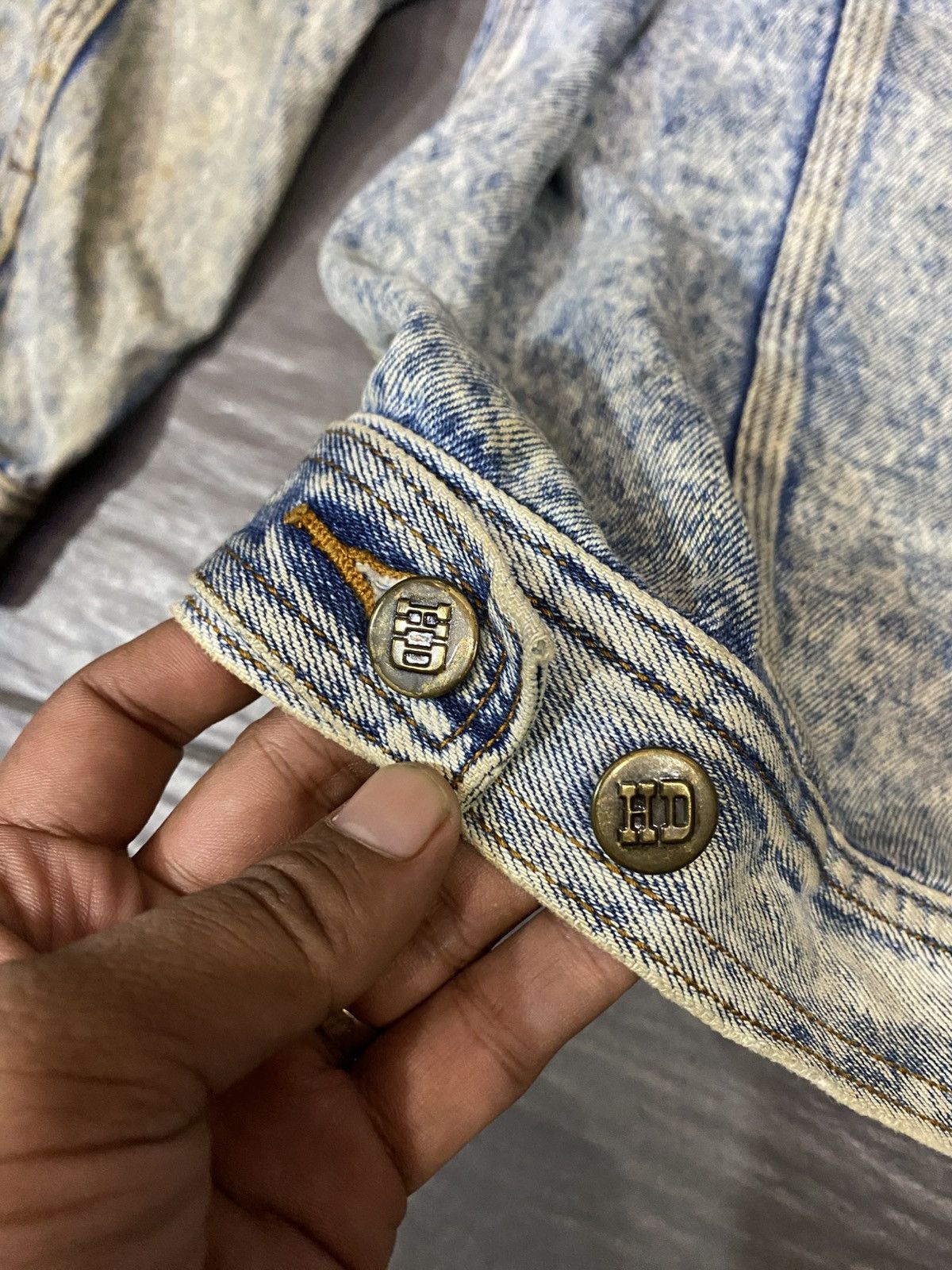 Harley Davidson Vintage harley Davison denim jacket Size US L / EU 52-54 / 3 - 5 Thumbnail