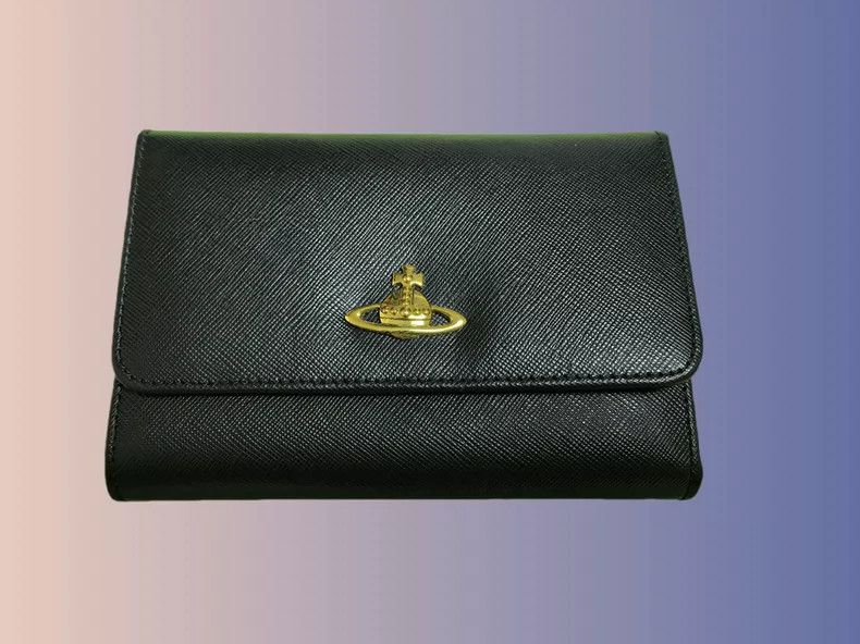 Vivienne Westwood Vivienne Westwood Classic cross crease three fold wallet Size ONE SIZE - 1 Thumbnail