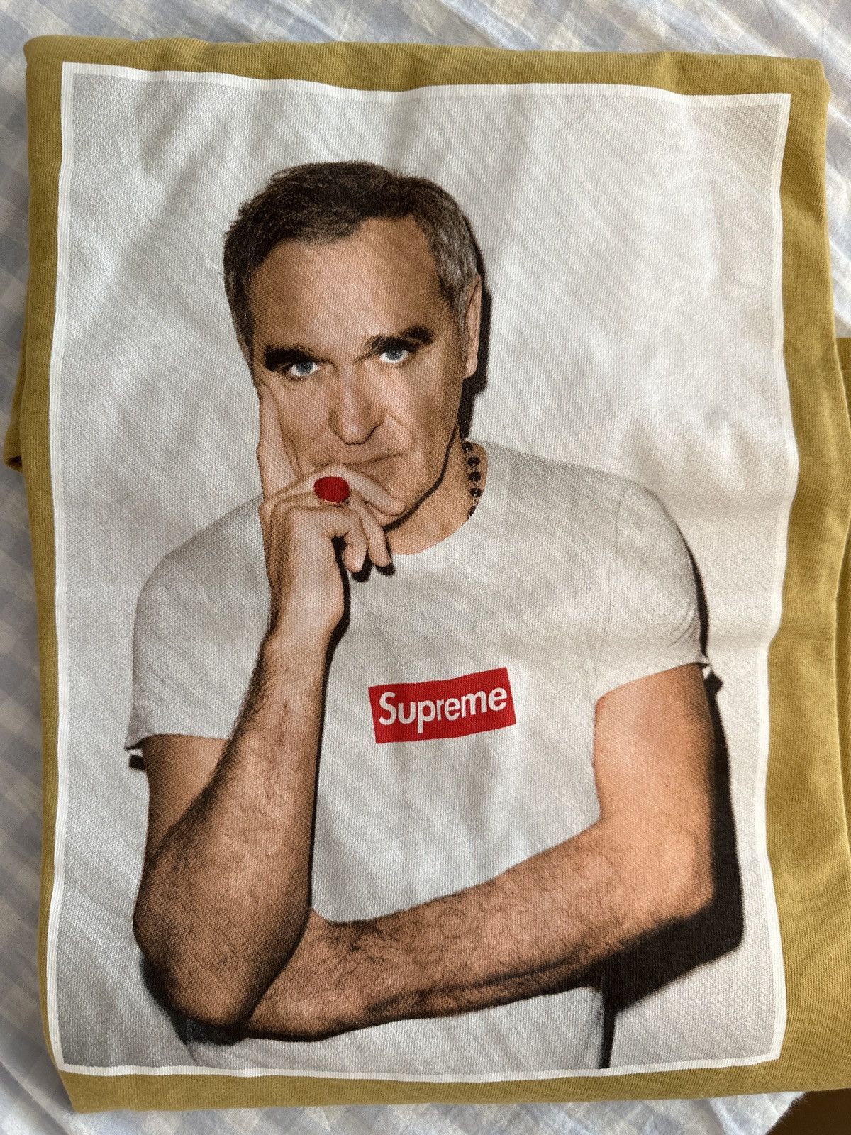 Supreme Supreme Morrissey Photo Tee Mustard Large Size US L / EU 52-54 / 3 - 2 Thumbnail