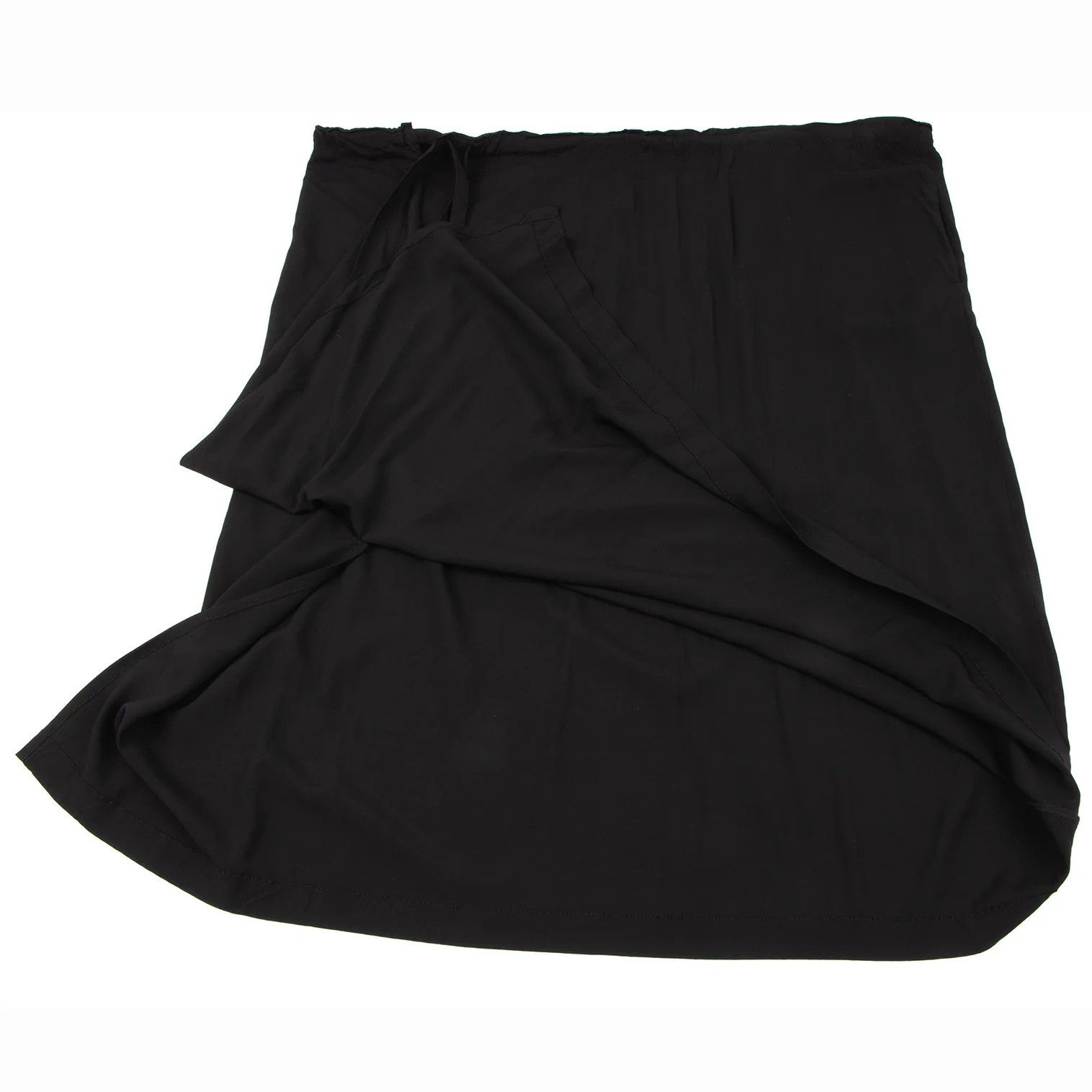 Yohji Yamamoto Yohji Yamamoto Femme - Rayon Asymmetrical Draped Skirt Size 30" / US 8 / IT 44 - 8 Thumbnail