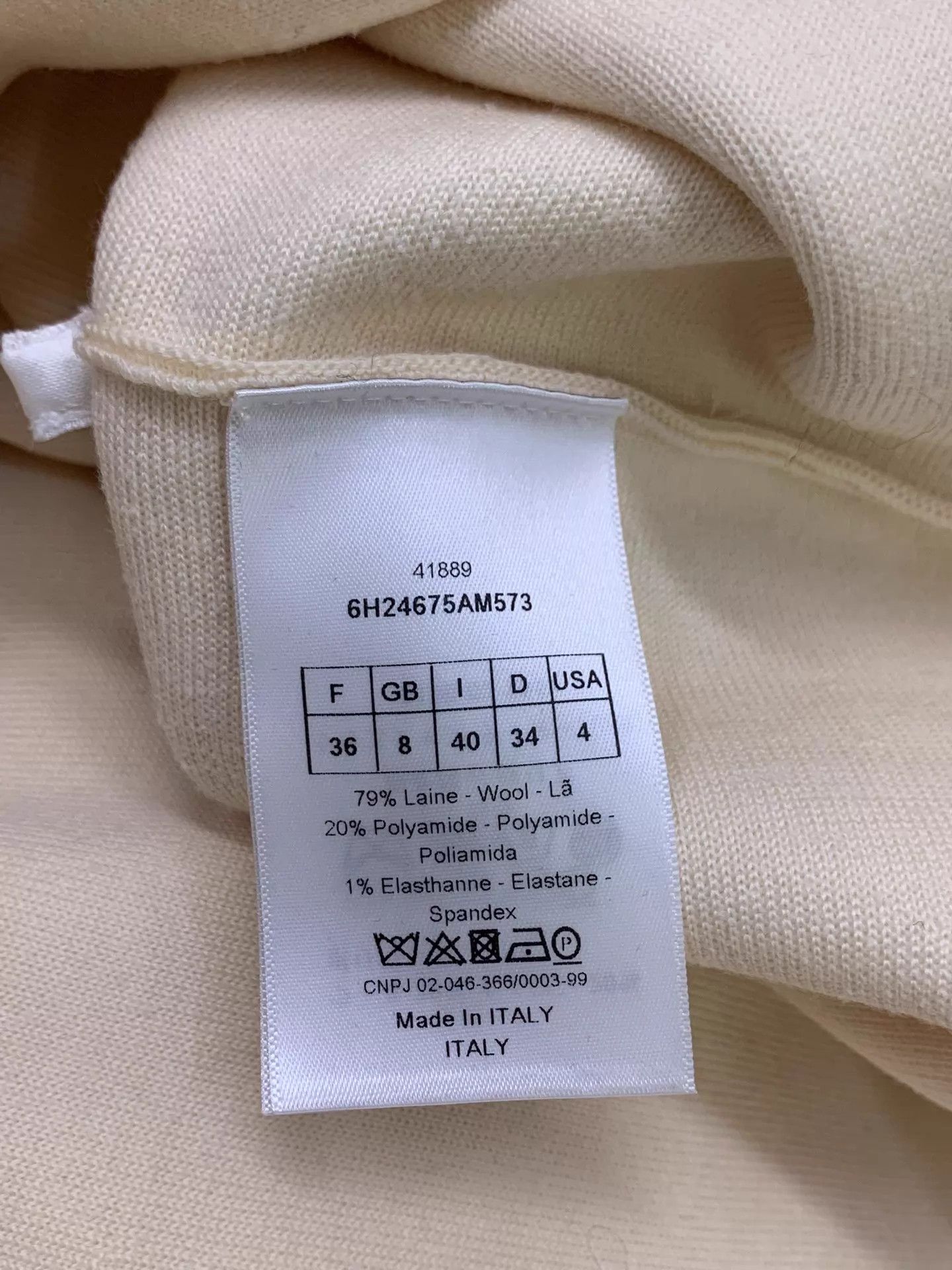 Dior Dior Beige Cinched Waist Wool Dress 36 New Size XS / US 0-2 / IT 36-38 - 5 Thumbnail