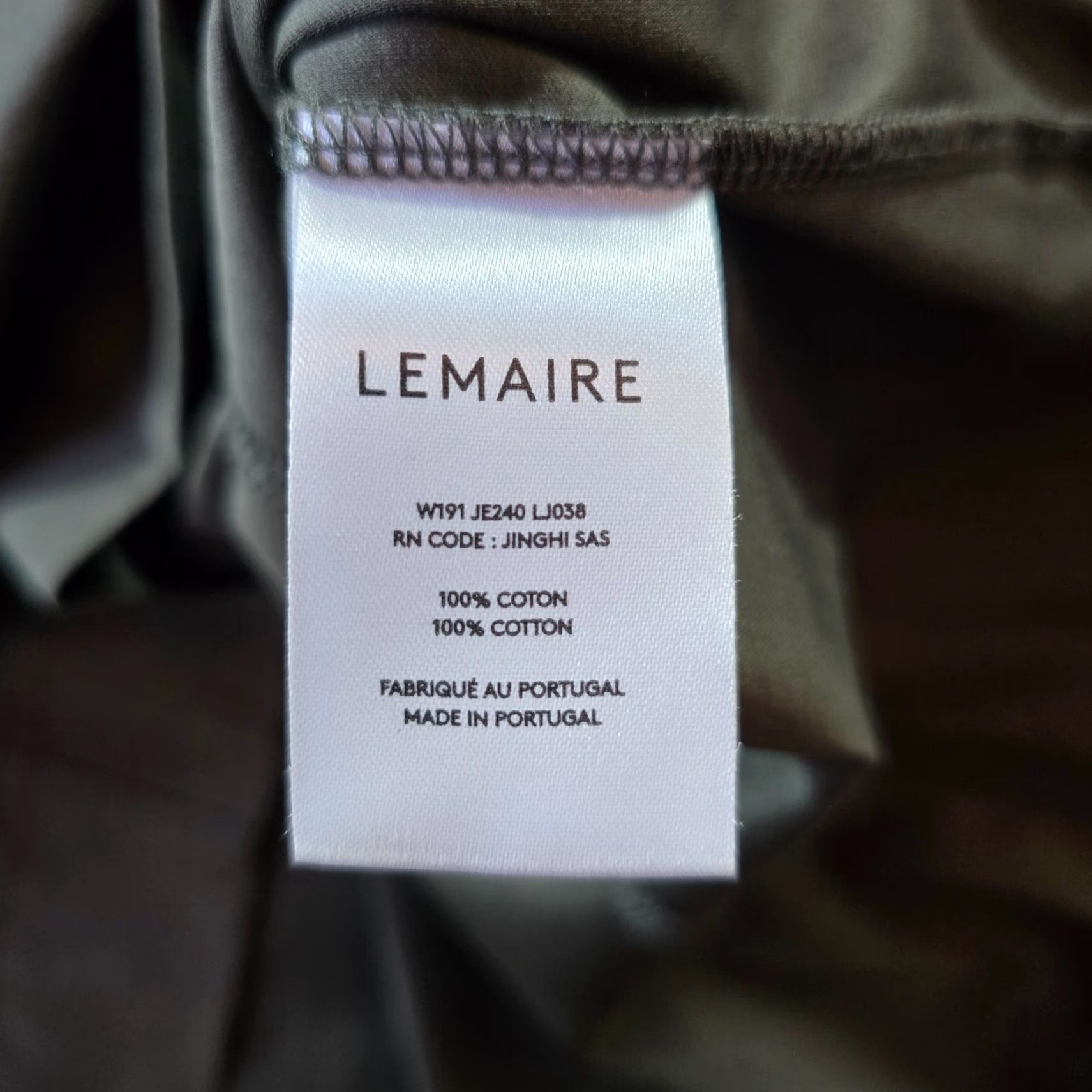 Lemaire Lemaire Top Blouse Womens XL Gray Relaxed Sleeves 3/4 Knit Cotton Quiet Luxury Minimalist Timeless Belted? Size XL / US 12-14 / IT 48-50 - 6 Thumbnail