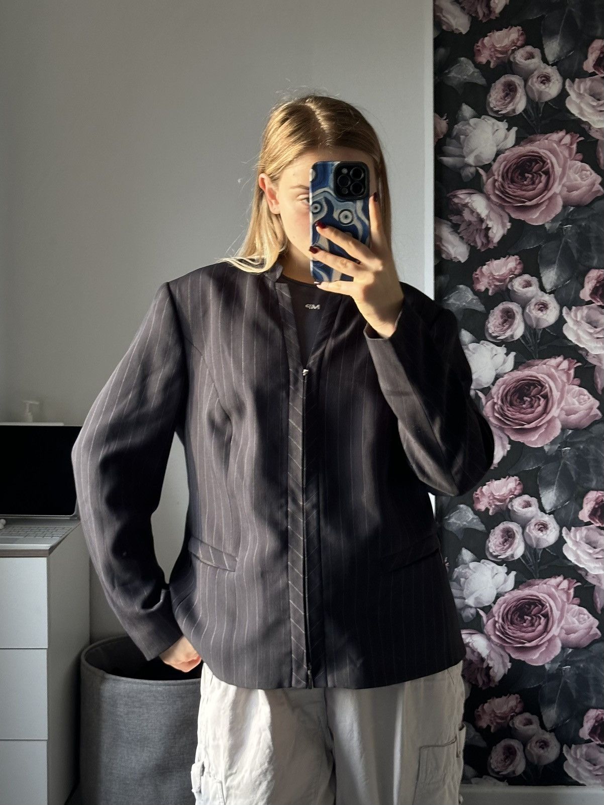 Gerry Weber Gerry Weber Blazer Grey Size L / US 10 / IT 46 - 3 Thumbnail